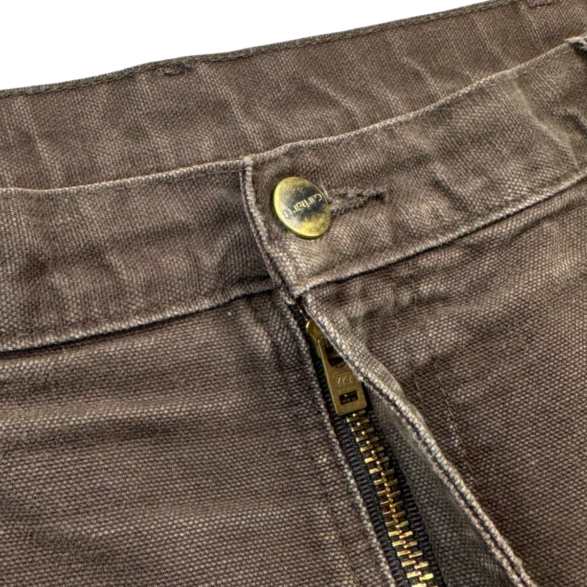 Vintage Carhartt Double Knee Bottoms Faded Chocolate
