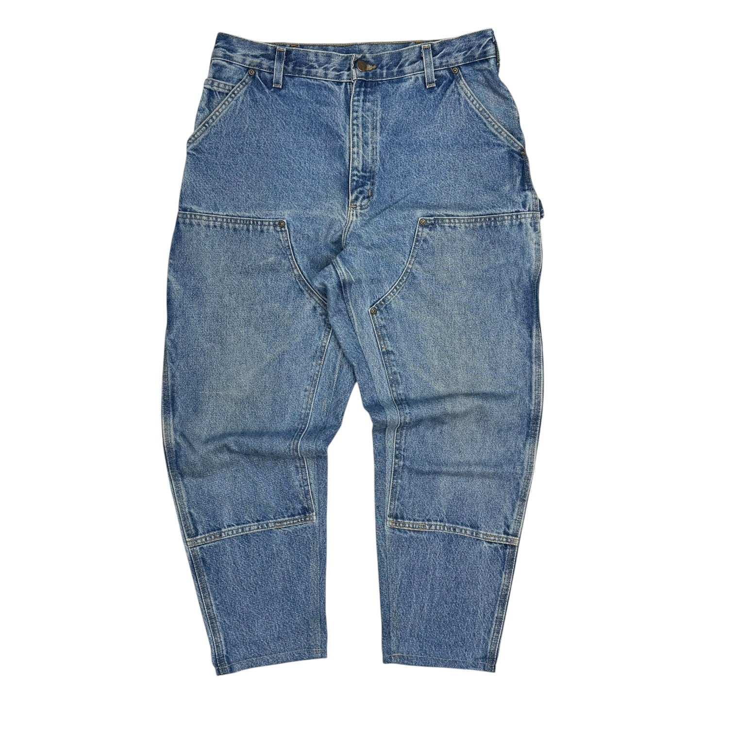 Vintage Carhartt Denim Double Knee Pants Medium Wash