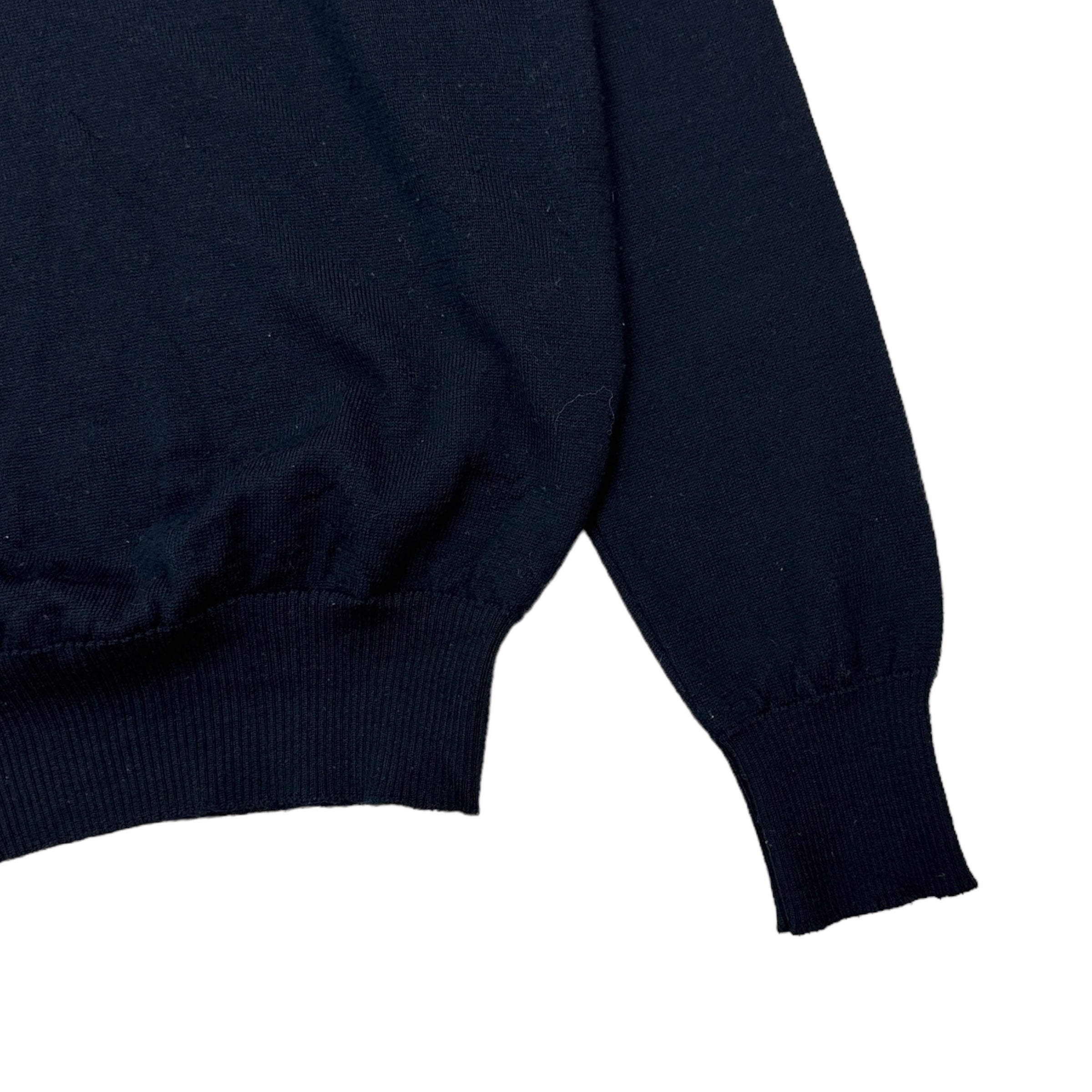 Stone Island Wool Knit Turtle Neck Navy