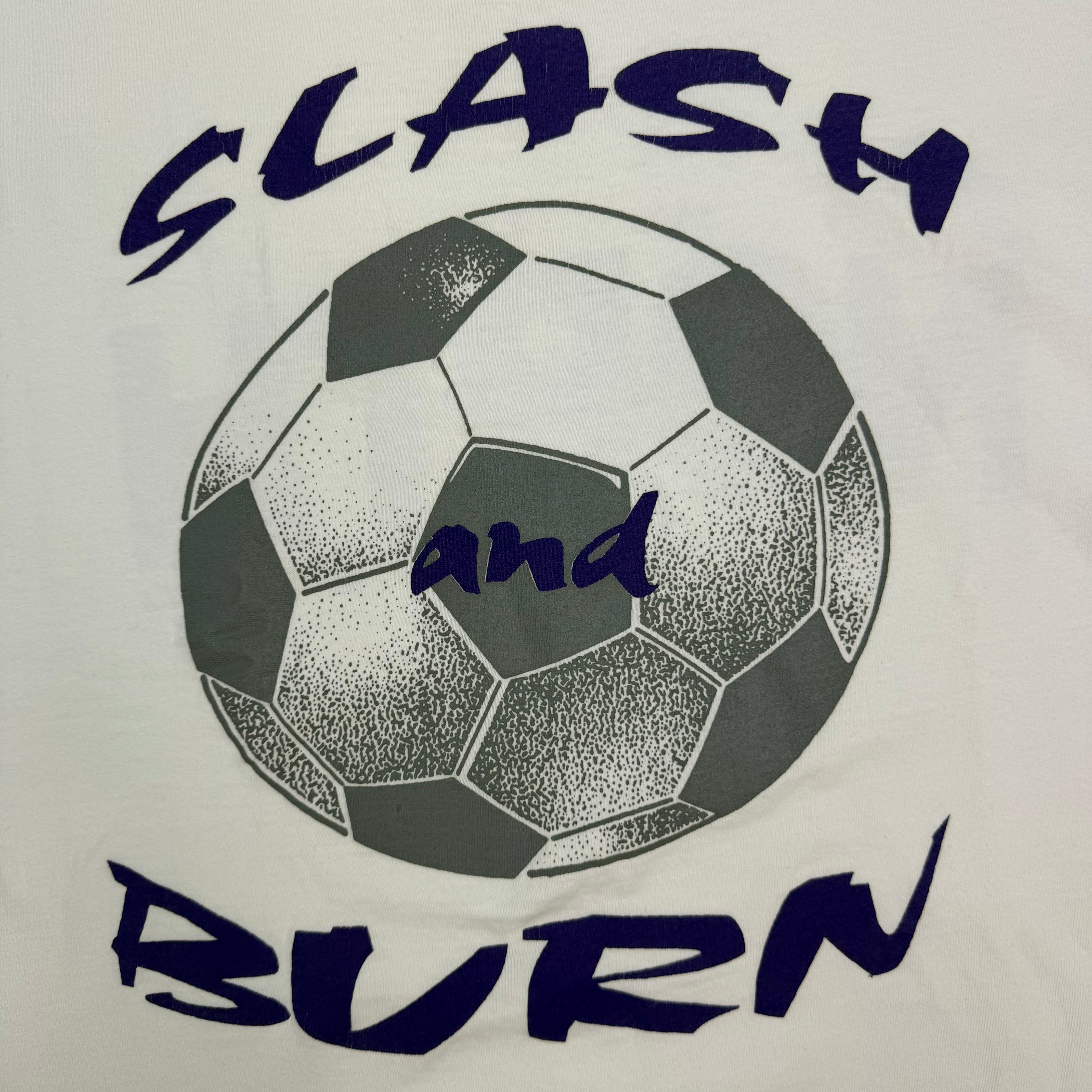 Vintage Downers North Soccer Tee White