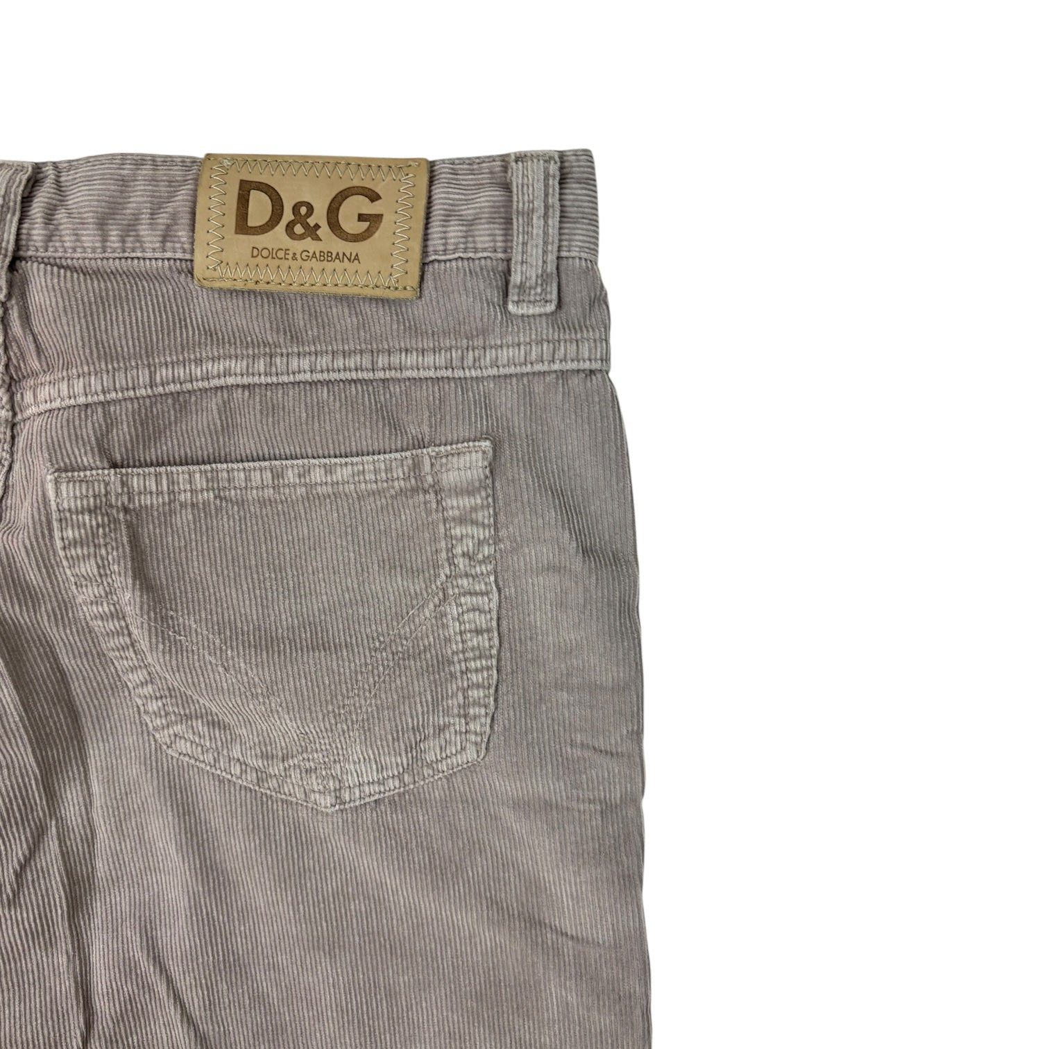 Dolce & Gabbana Corduroy Pants Lavender