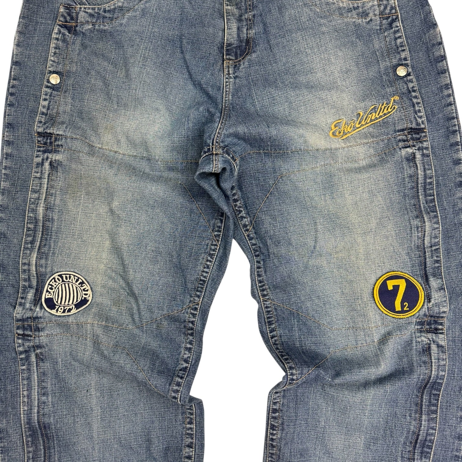 Vintage Y2K ECKO UNLTD Baggy 5 Pocket Denim Pants Dark Wash