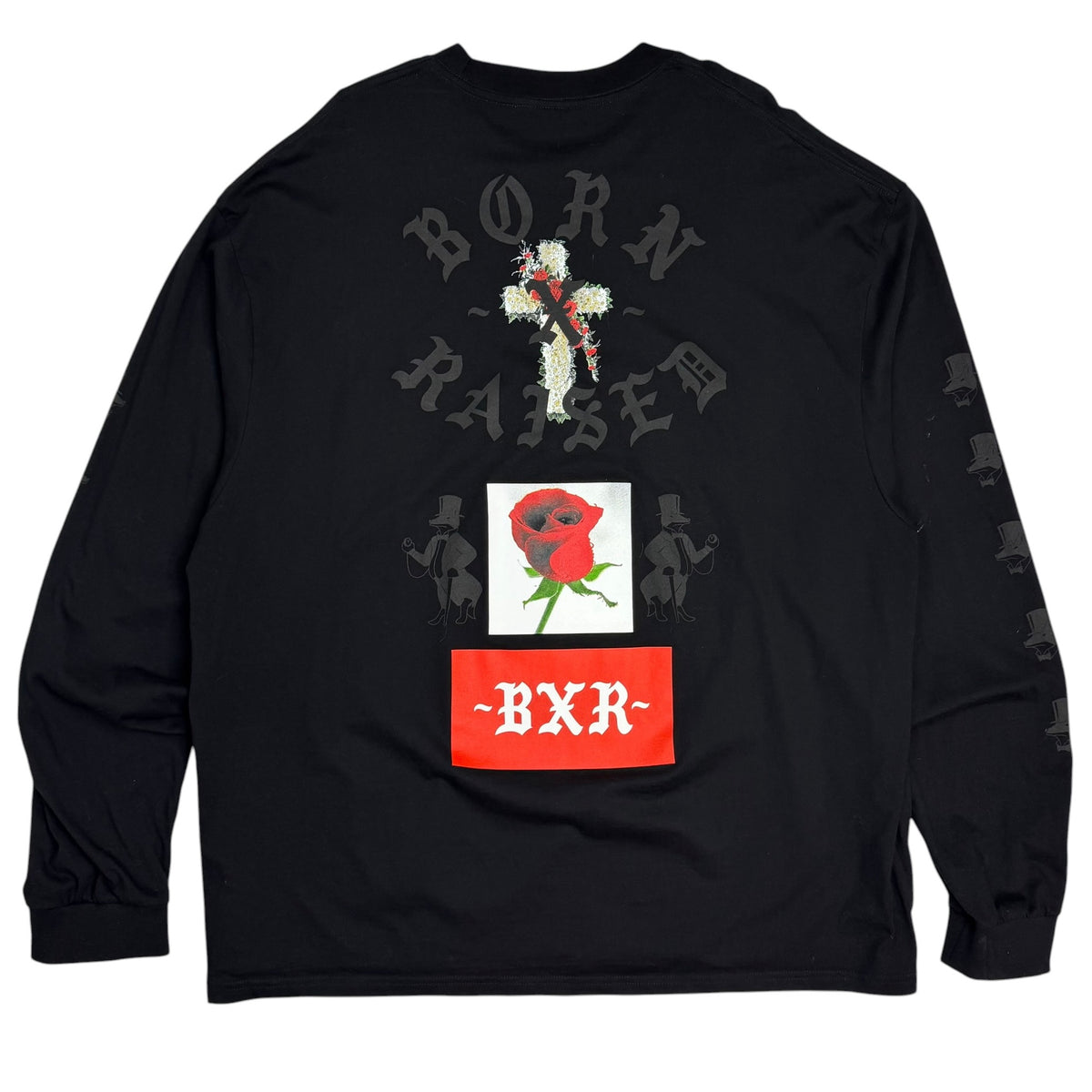 Born X Raised Rose BXR Longsleeve Black