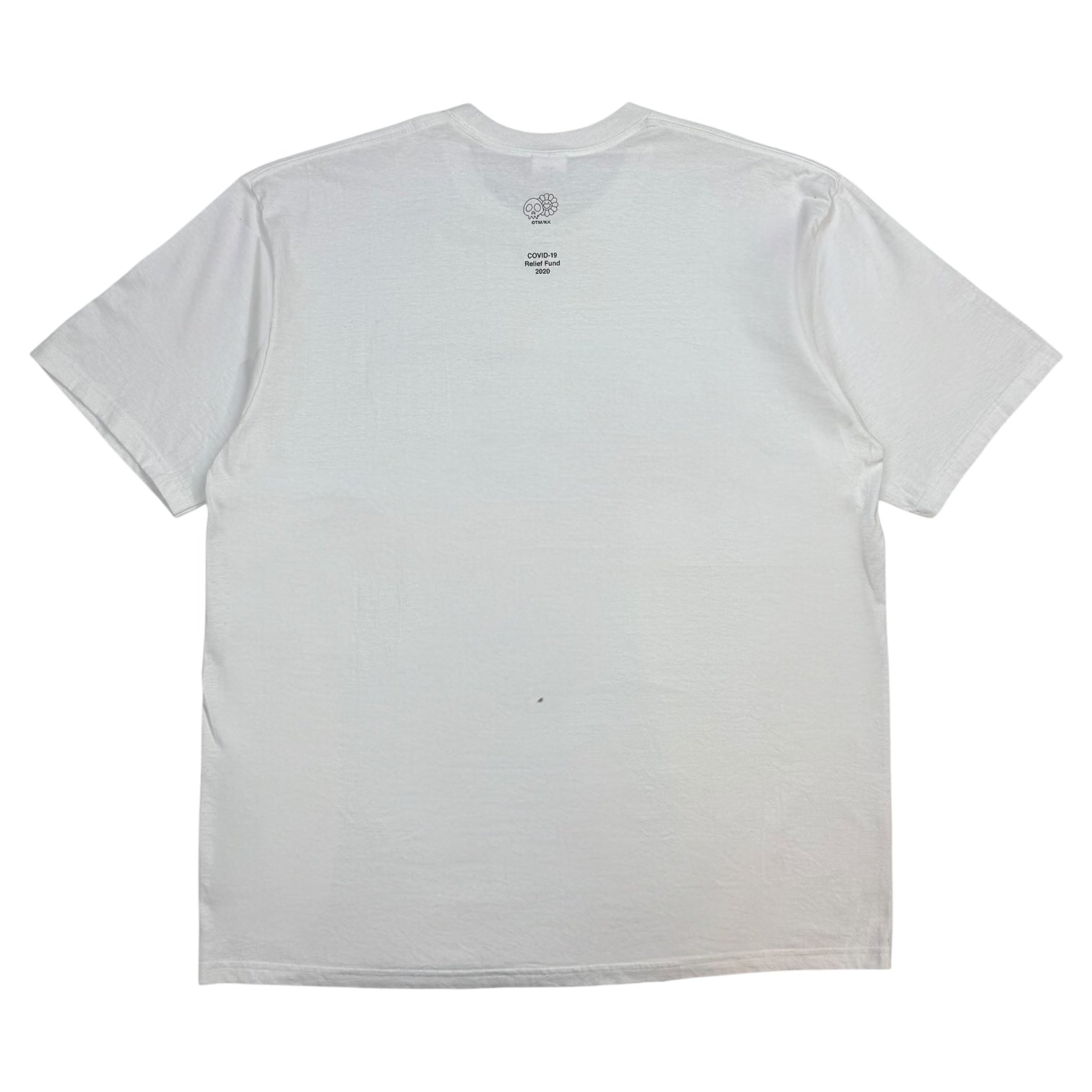 Supreme Takashi Murakami Covid-19 Relief Box Logo Tee White