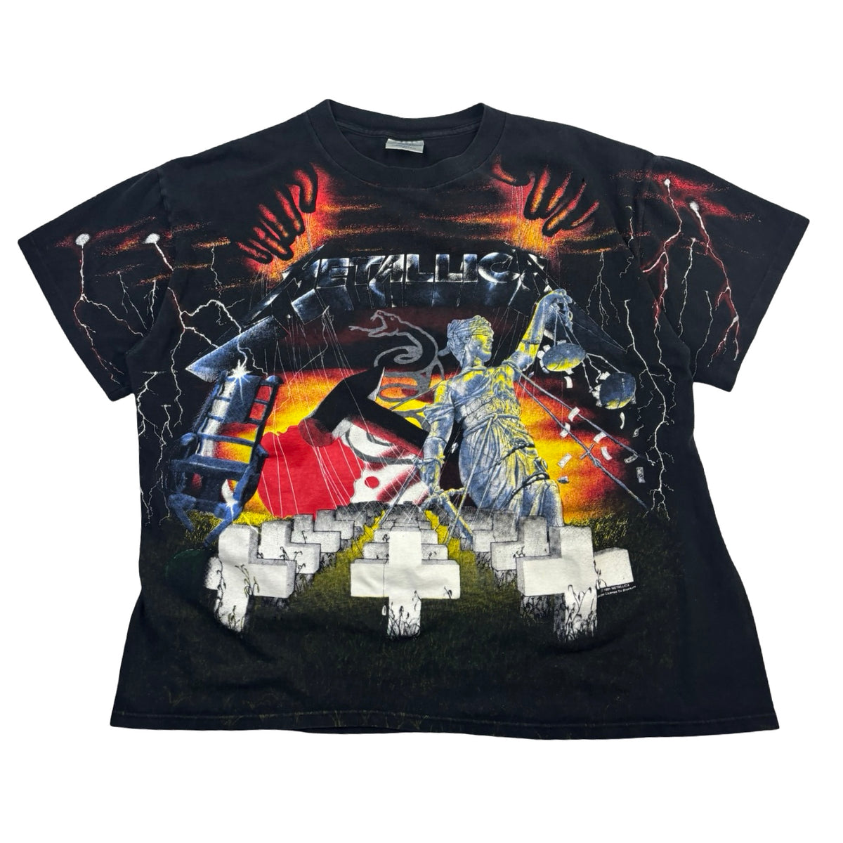 1991 Metallica Album Collage All Over Print T-Shirt