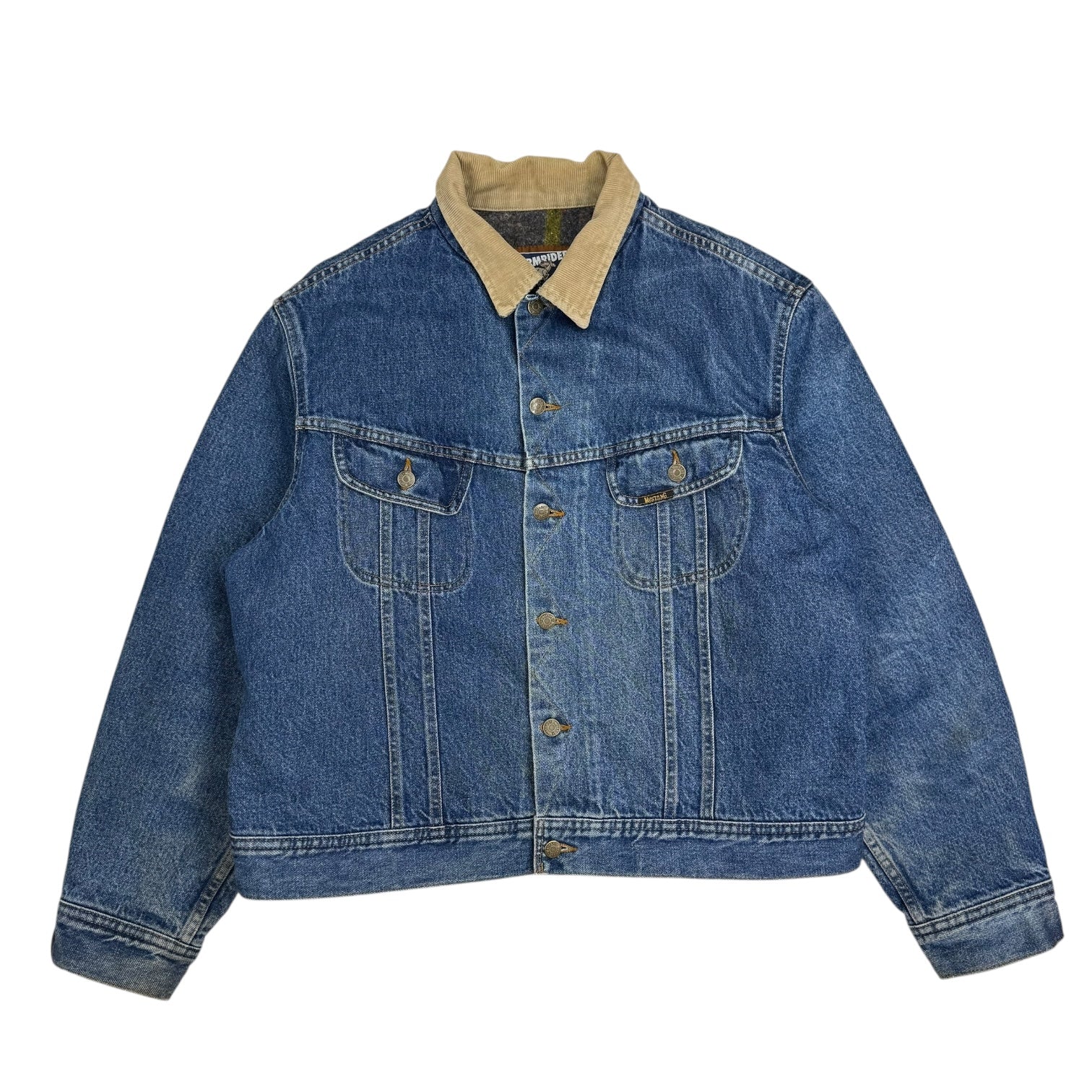 Vintage StormRider Denim Jacket Dark Wash
