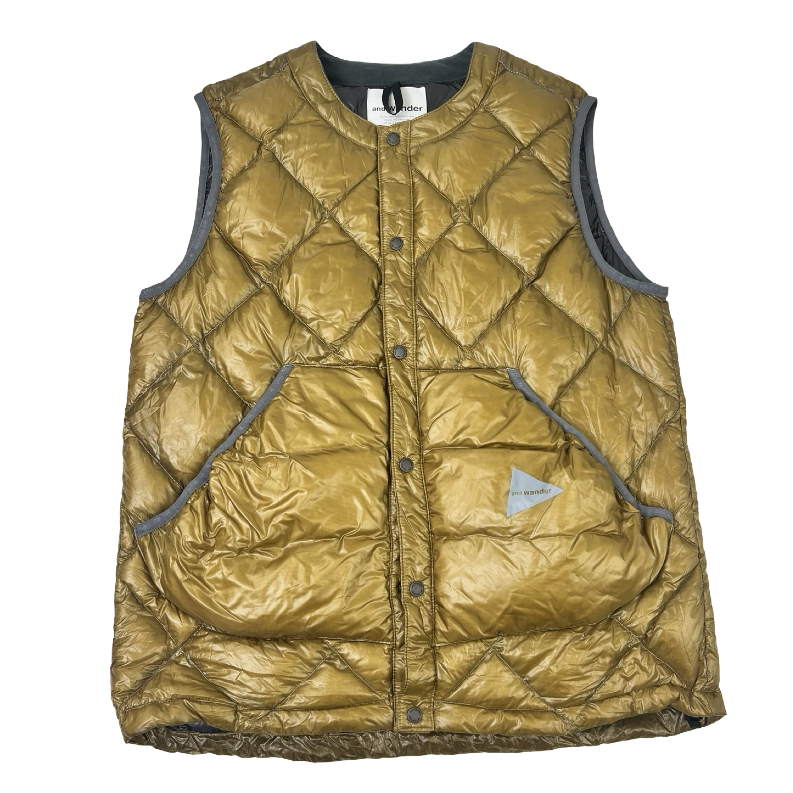 And Wander Diamond Stitch Down Vest