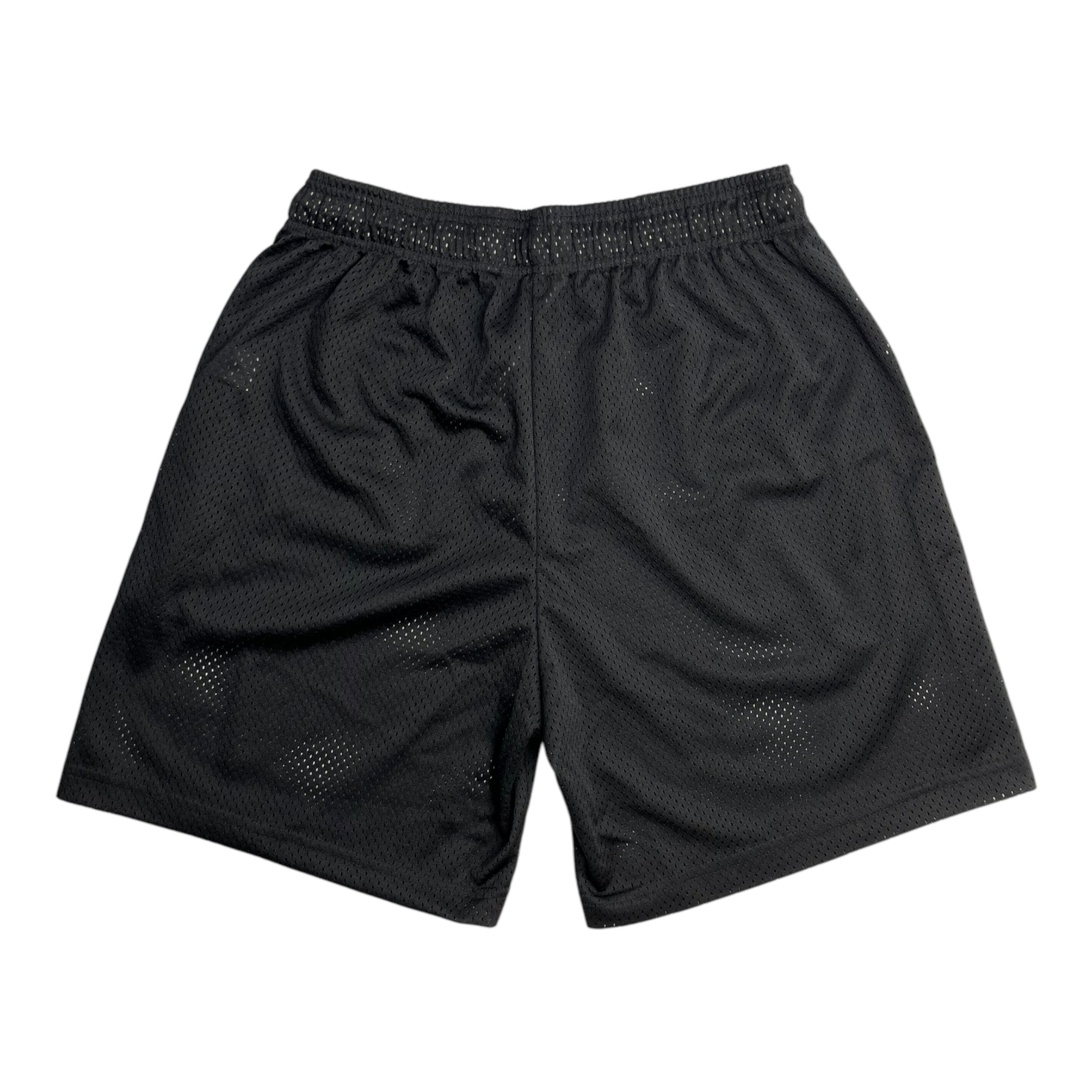 Eric Emanuel Classic Mesh Shorts Black Logo Black
