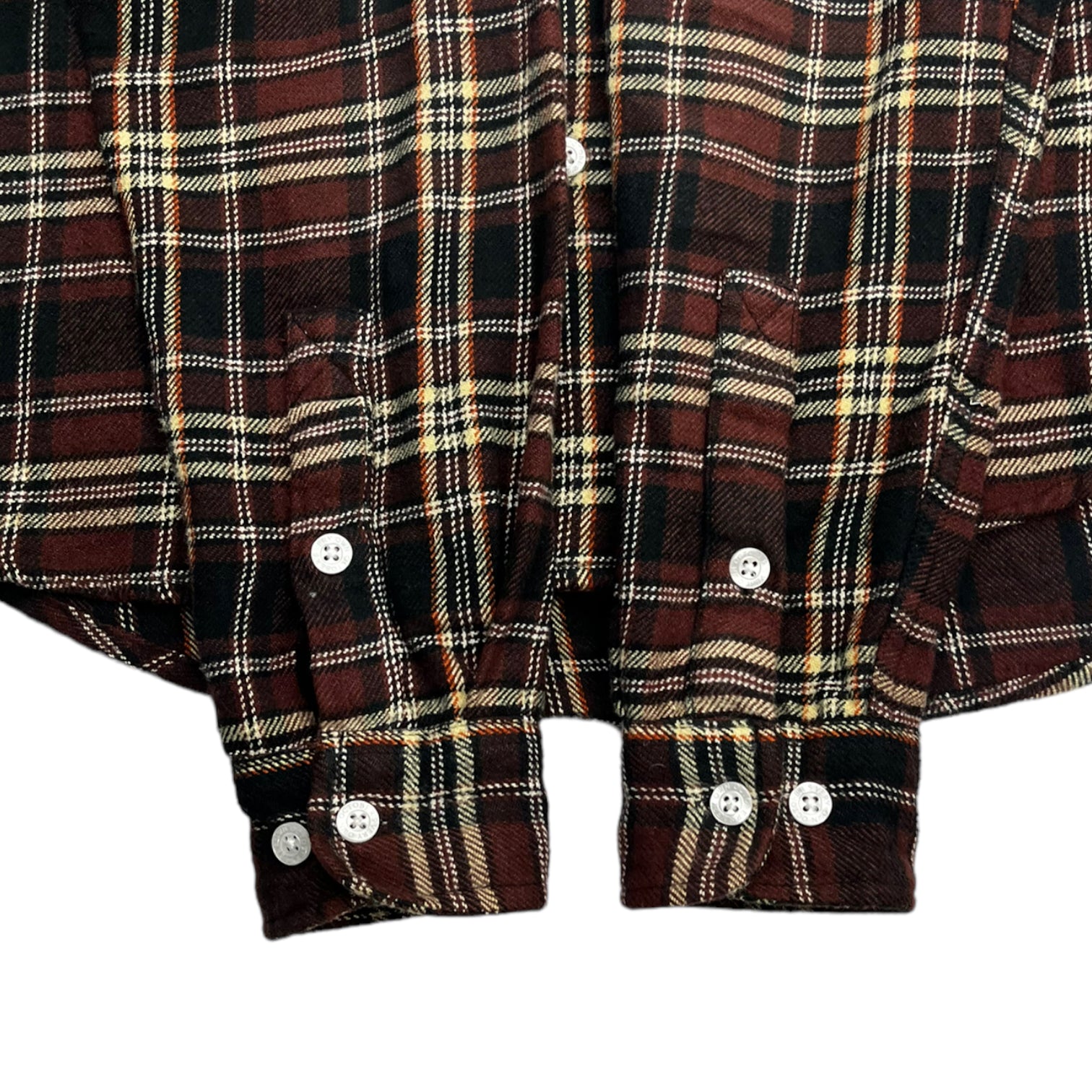 OVO Plaid Flannel Shirt Brown