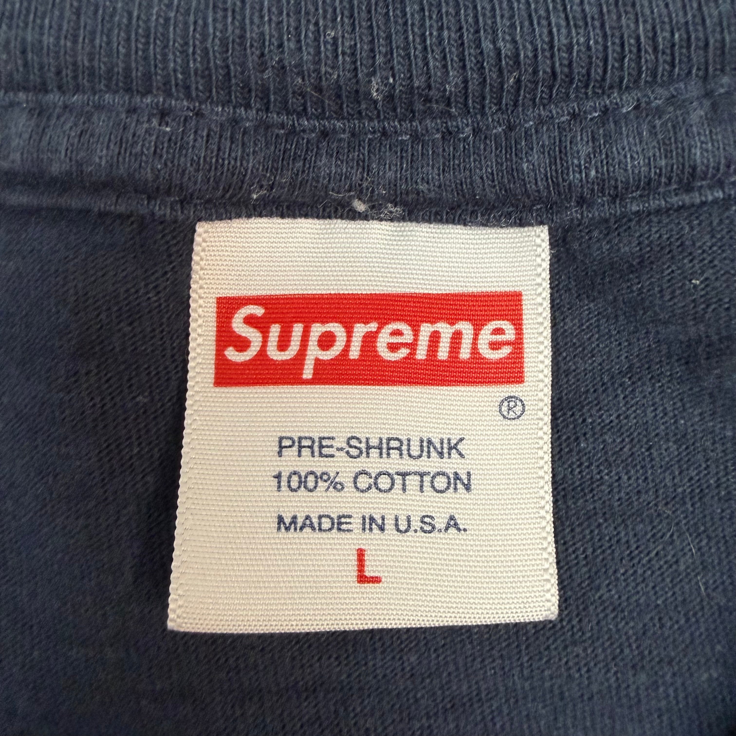 Supreme Location Tee Navy