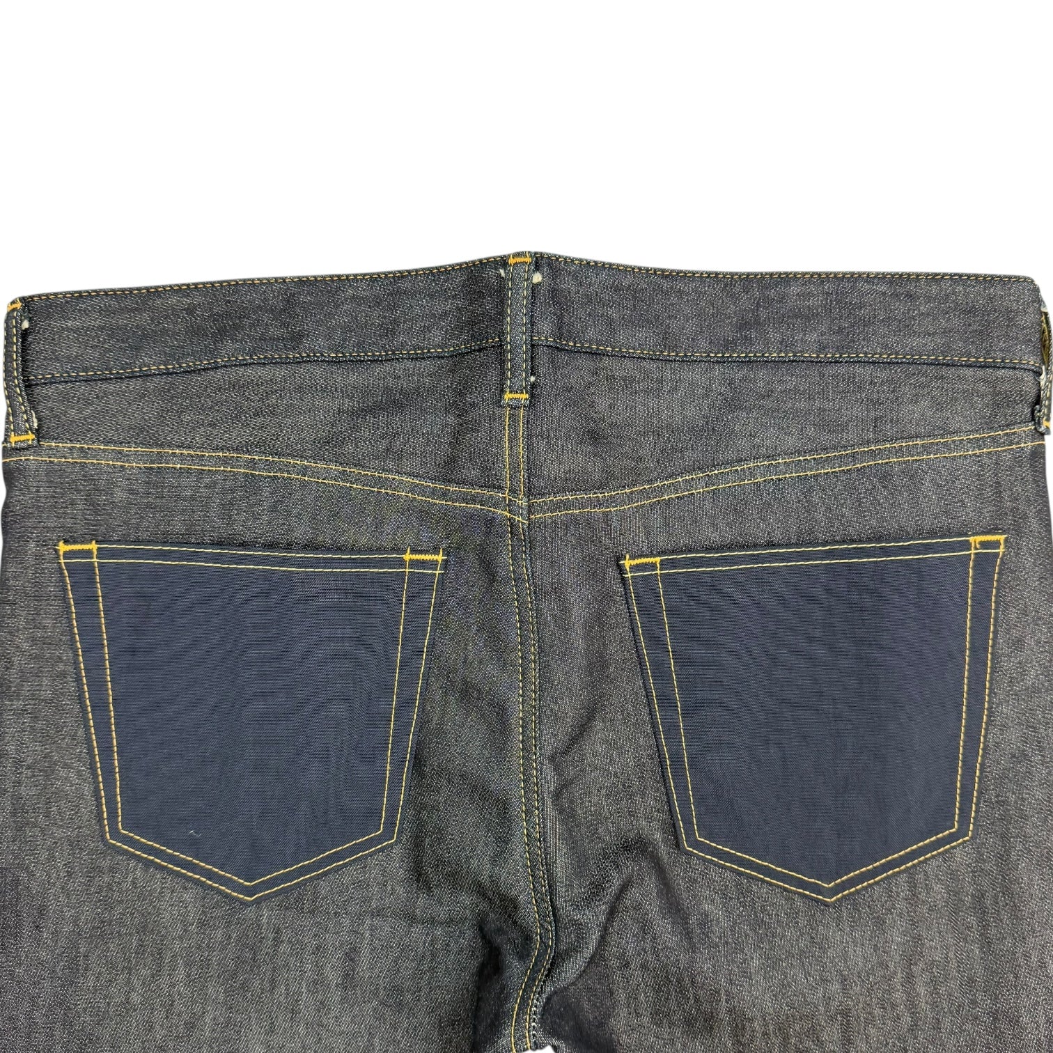 Junya Watanabe MAN Reflective Tape Denim Pants Dark Wash