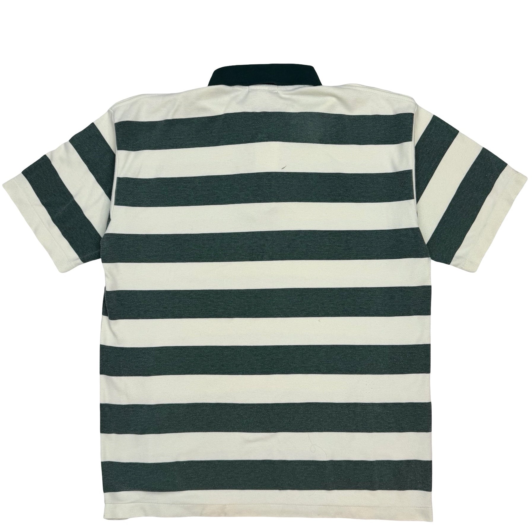 Vintage Polo Ralph Lauren Striped Polo Shirt Green/White