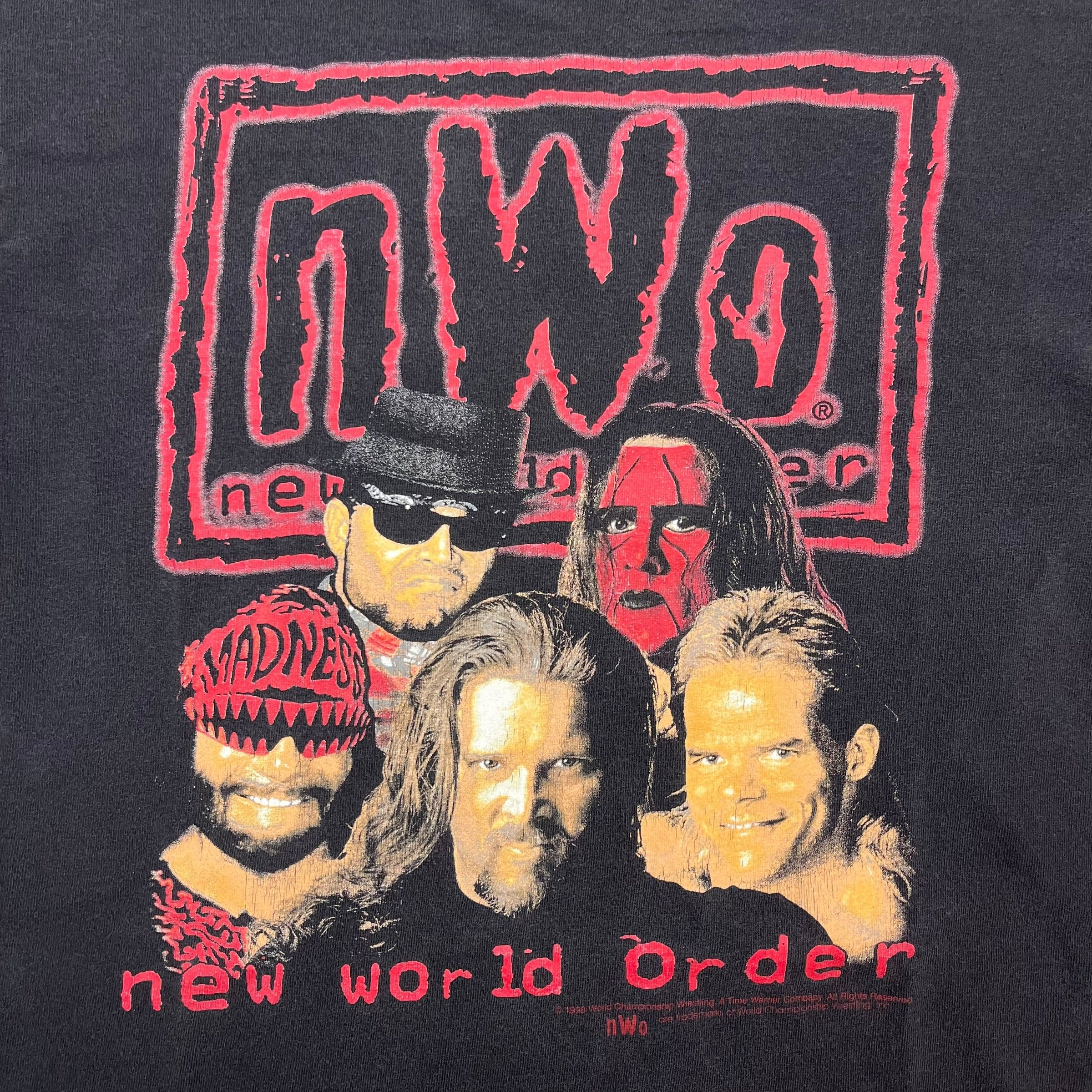 1998 WWF NWO Wrestling Tee Black