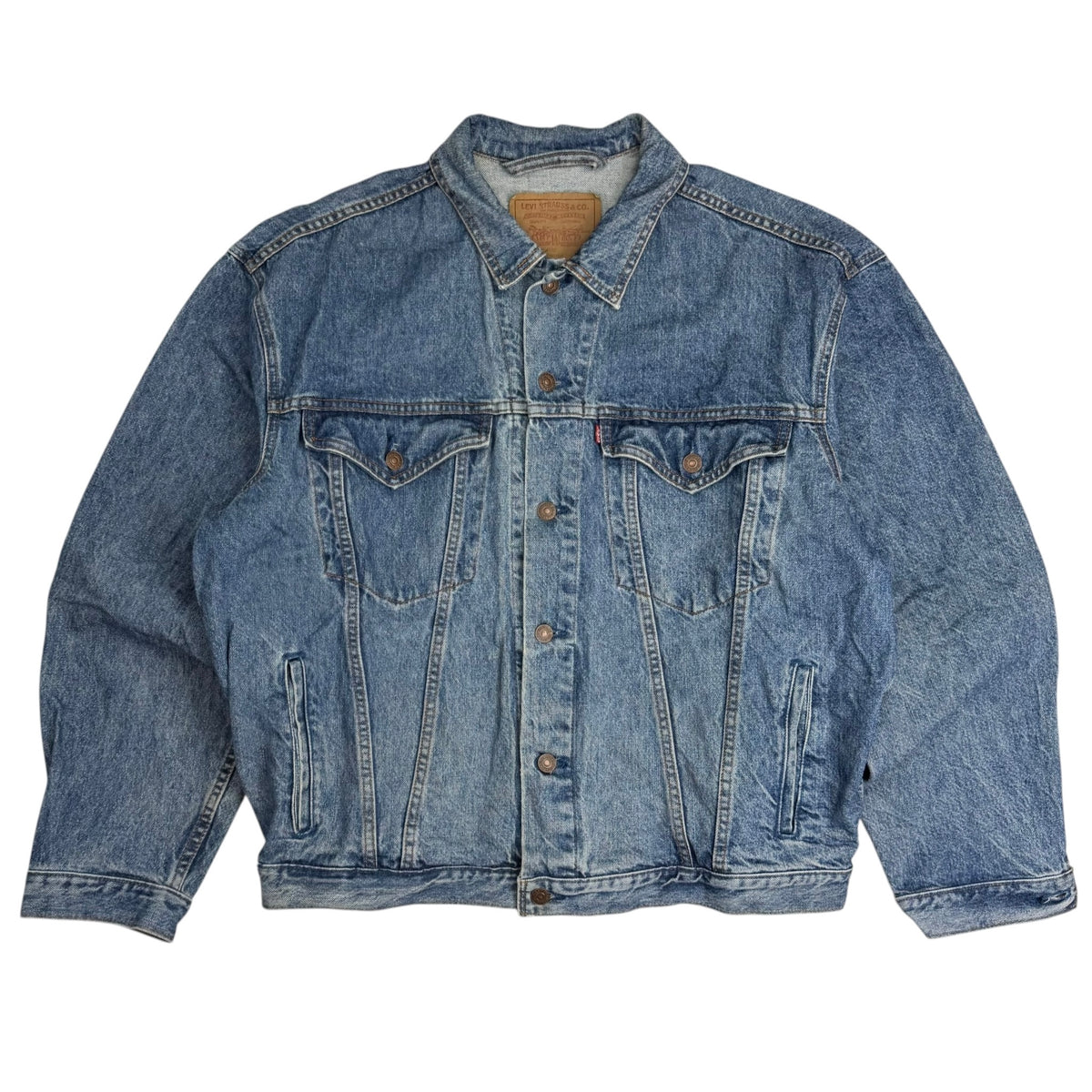 Vintage Levi’s Denim Trucker Jacket Blue