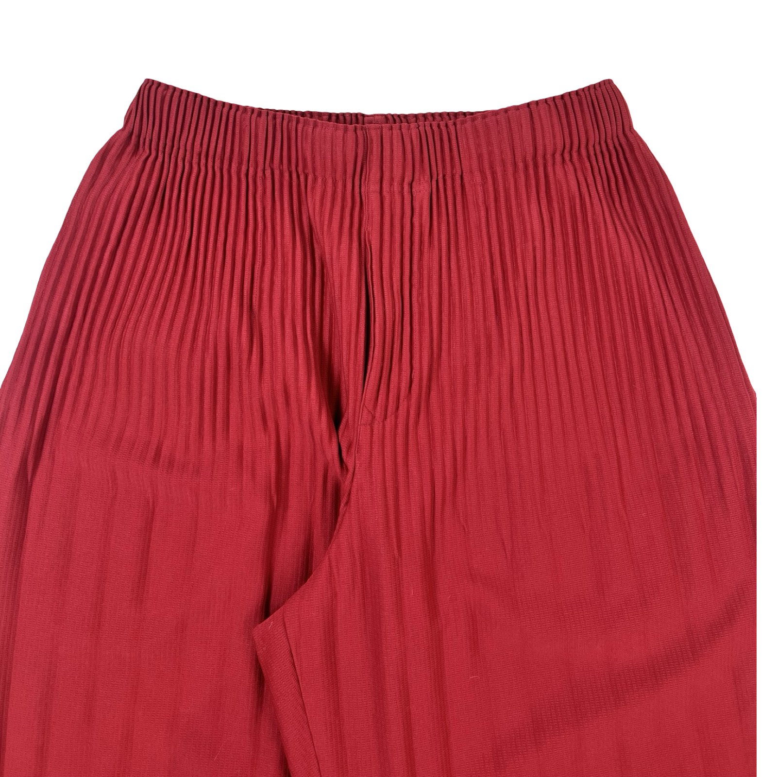 Homme Plissé Issey Miyake Monthly Color Pleated Trousers Plum Red