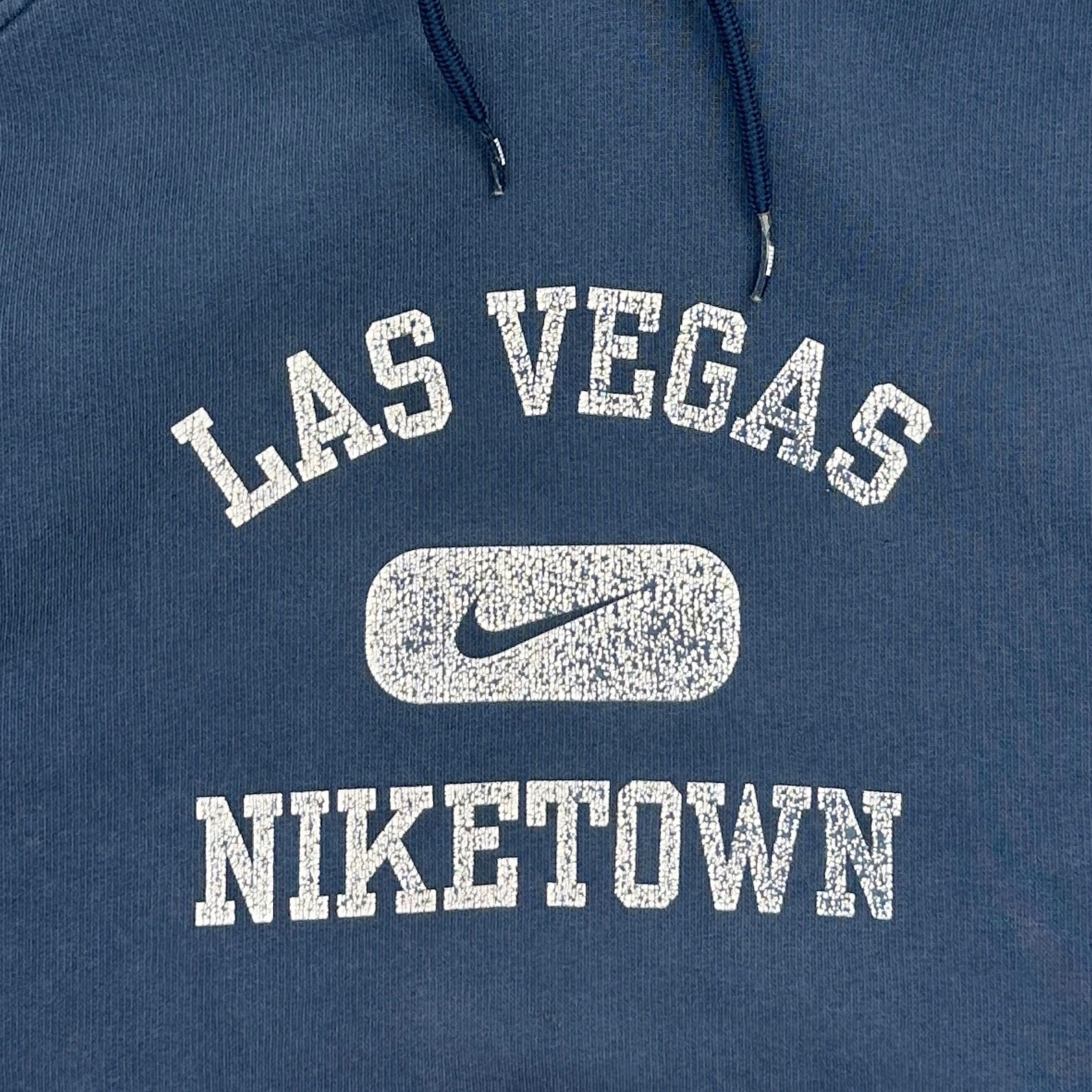 Vintage Nike Town Las Vegas Hoodie Navy