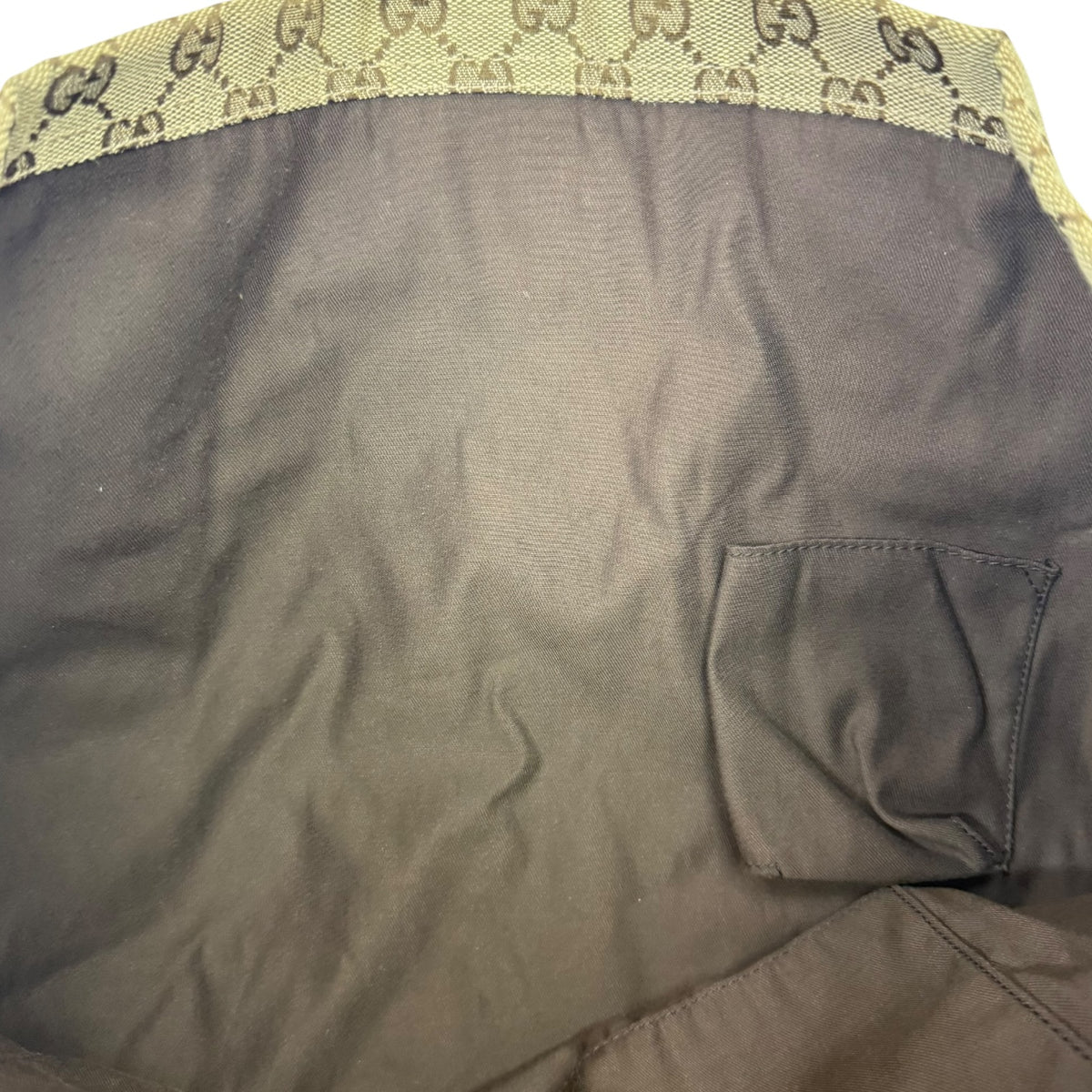 Gucci GG Canvas Web Tote Bag Beige