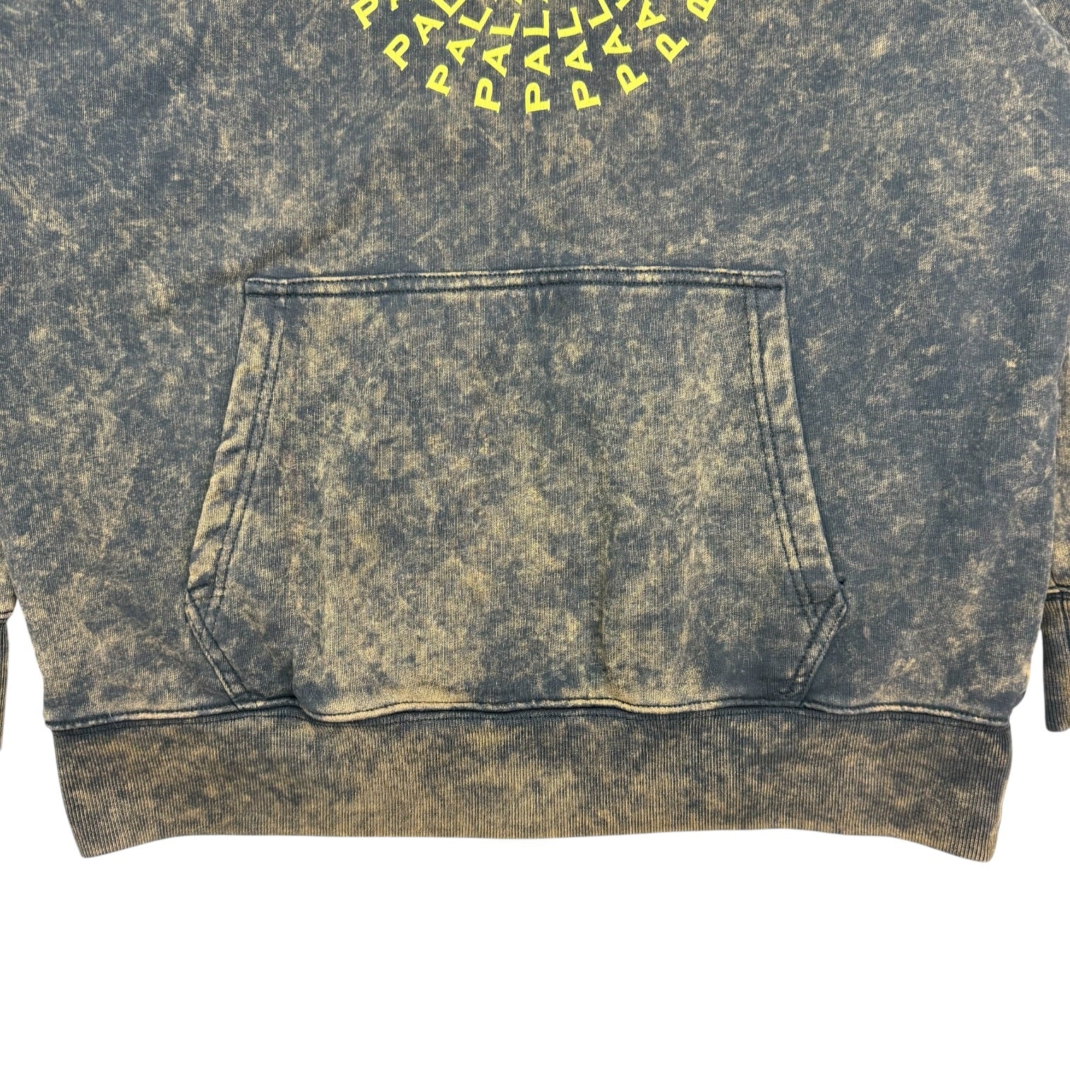Palace Pircle Hoodie Black Acid Wash