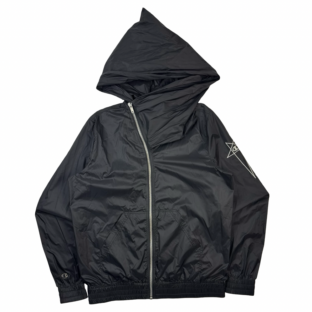 Rick Owens DRKSHDW Champion Mountain Windbreaker Hoodie