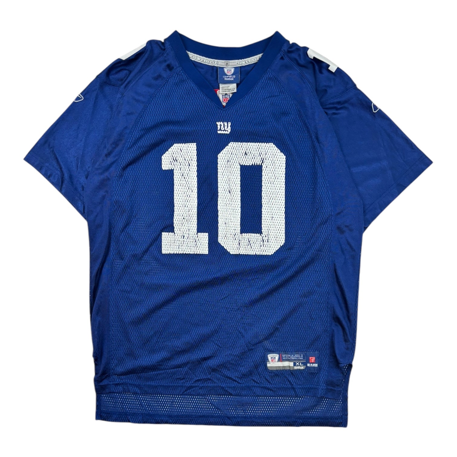 Vintage Reebok New York Giants Eli Manning Football Jersey Blue