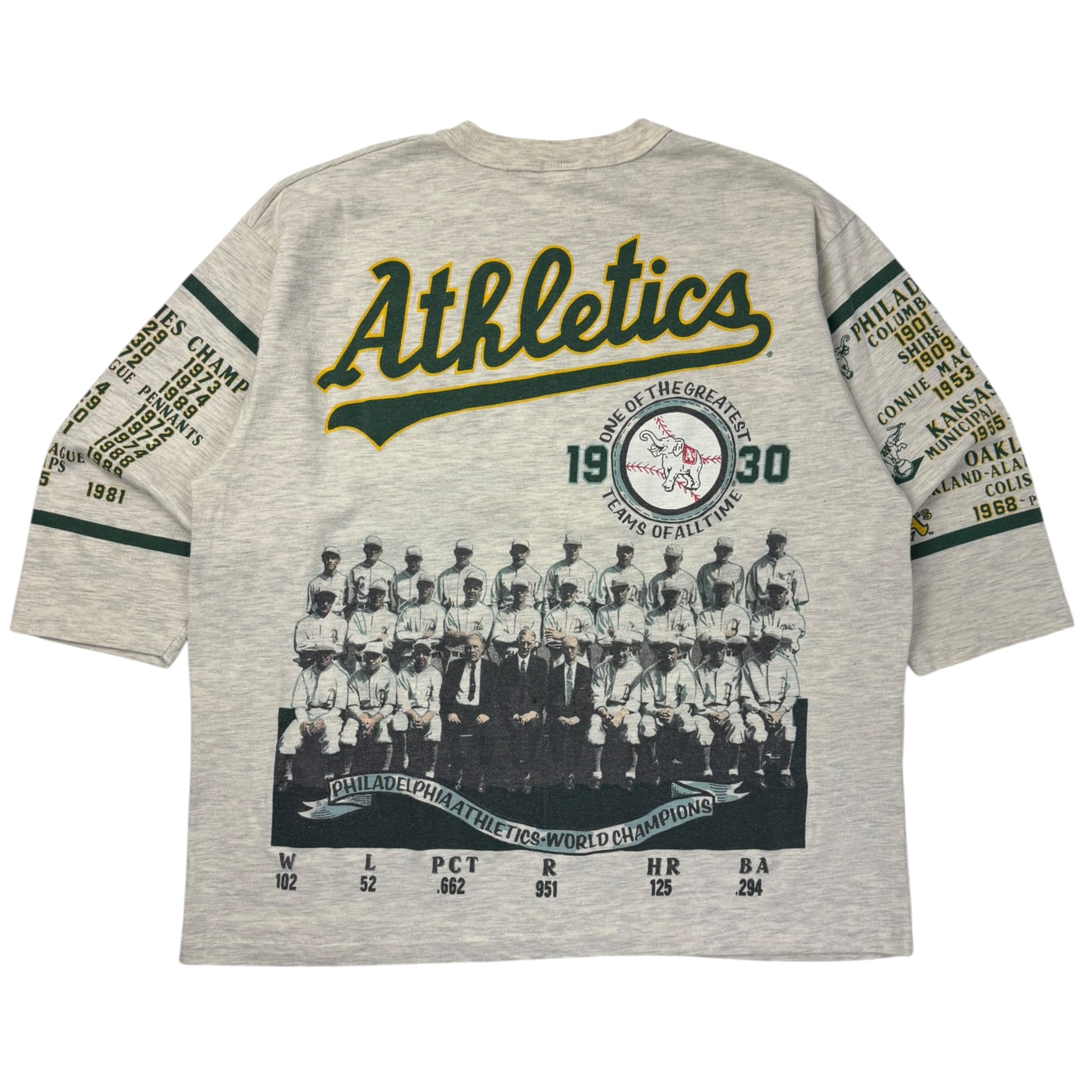 1990 Oakland A’s All Over Print T-Shirt