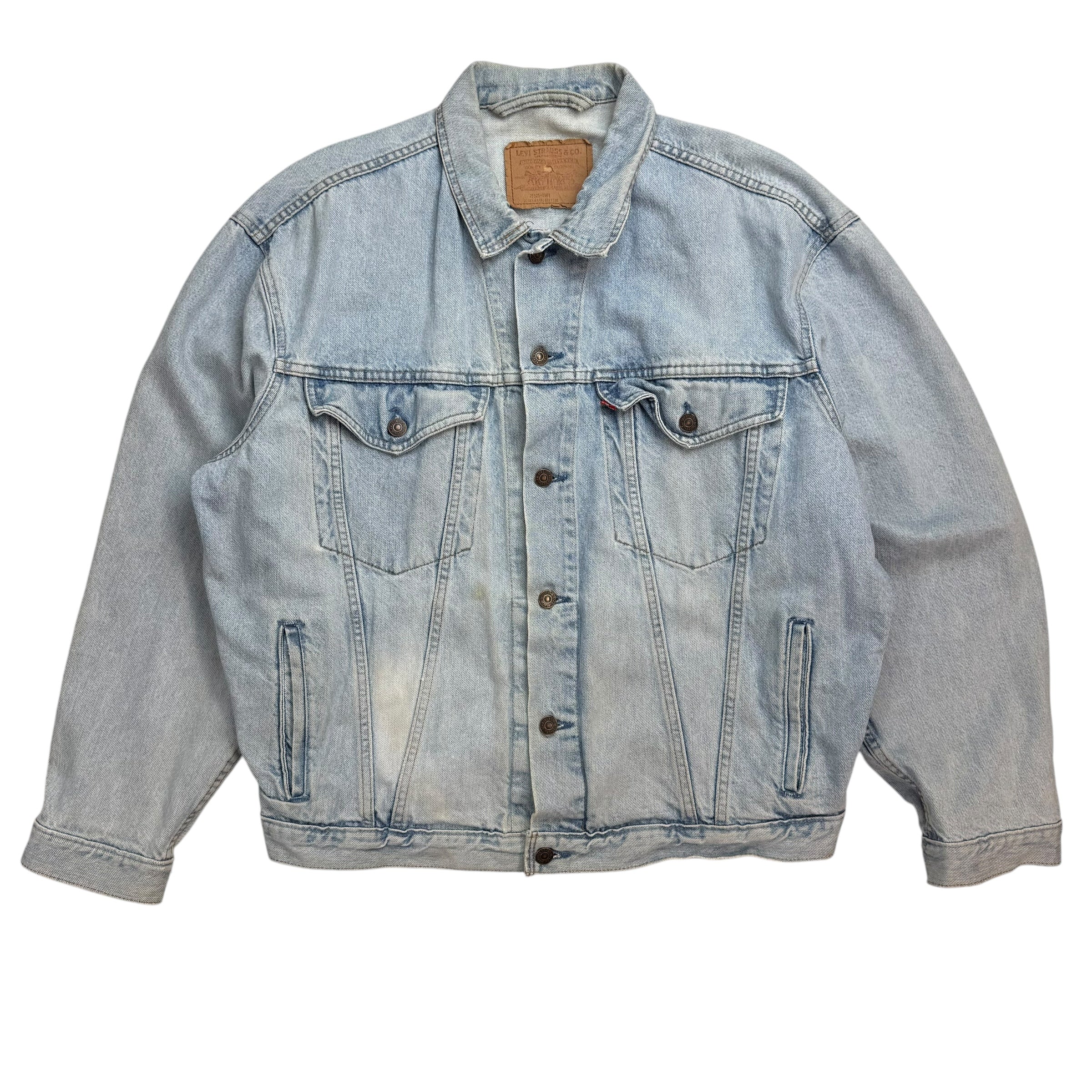 Vintage Levi’s Denim Button Up Jacket Light Wash