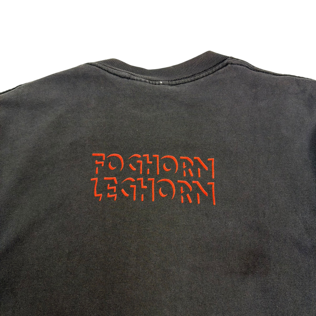1997 Looney Tunes Foghorn Leghorn Blackout Series Tee Faded Black
