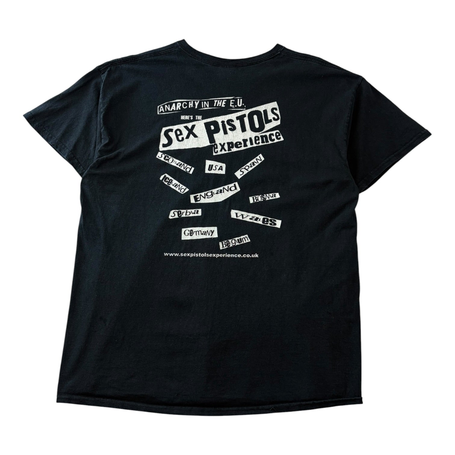 Vintage Sex Pistols God Save The Queen T-Shirt Black