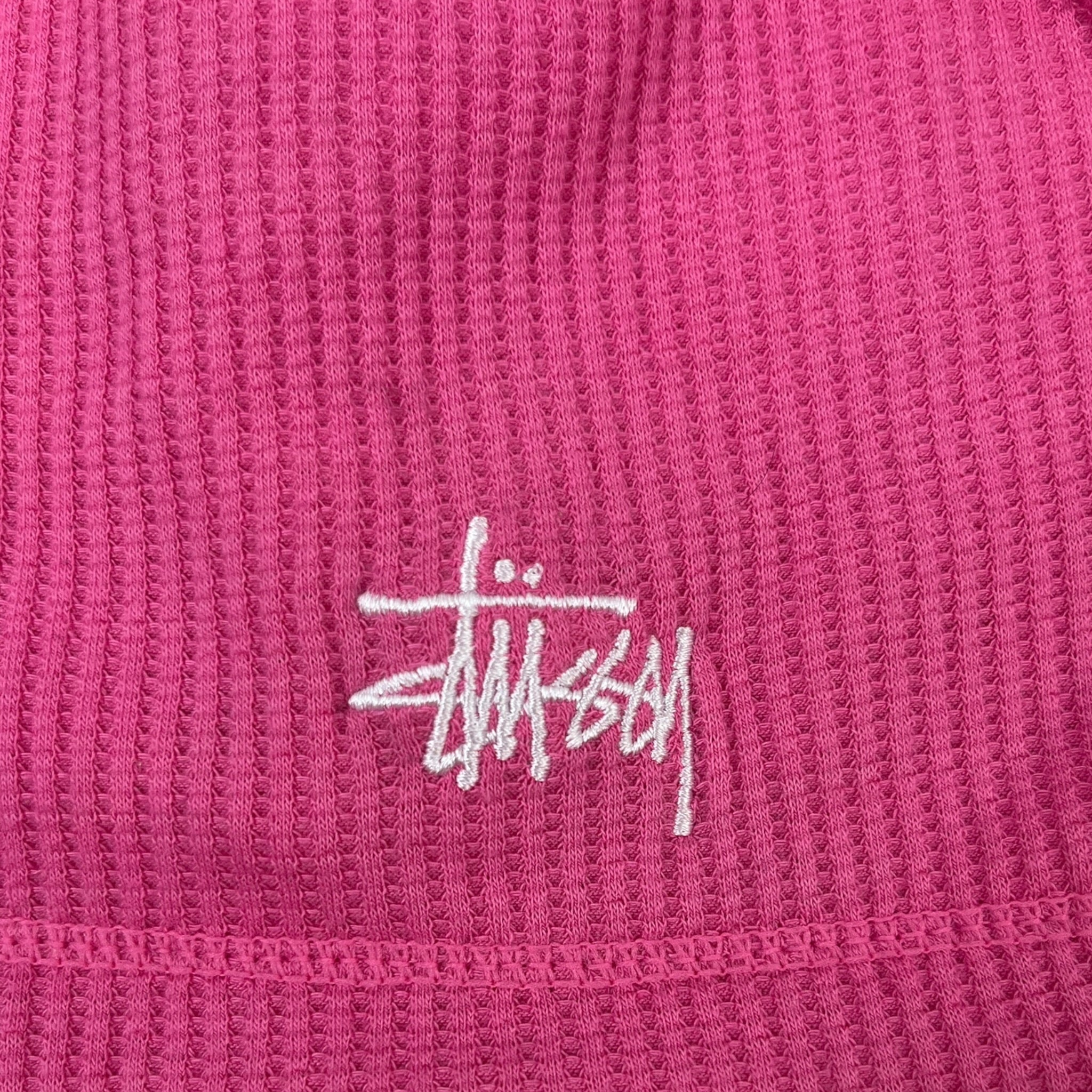 Stussy Skullcap Waffle Beanie Pink