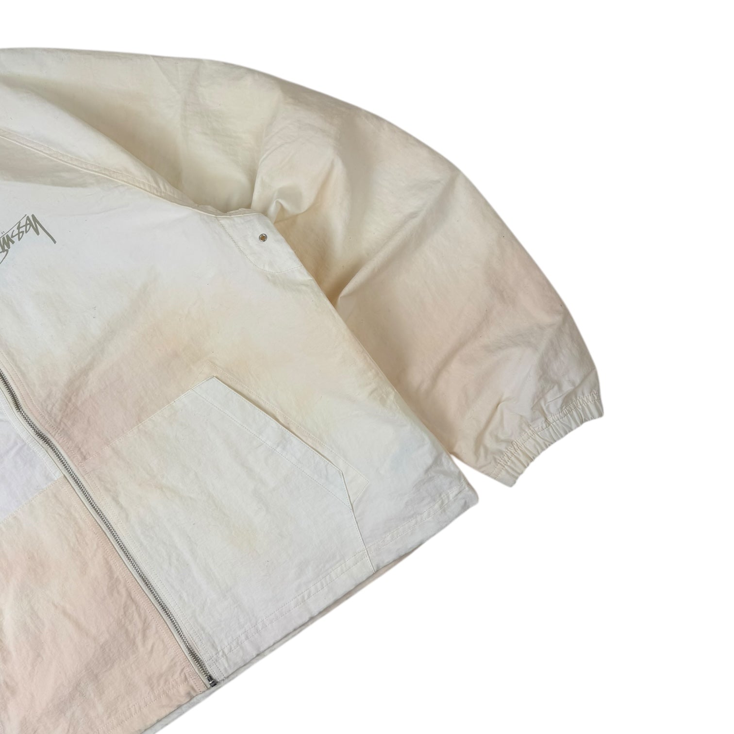 Stussy Beach Shell Wave Dye Jacket Bone