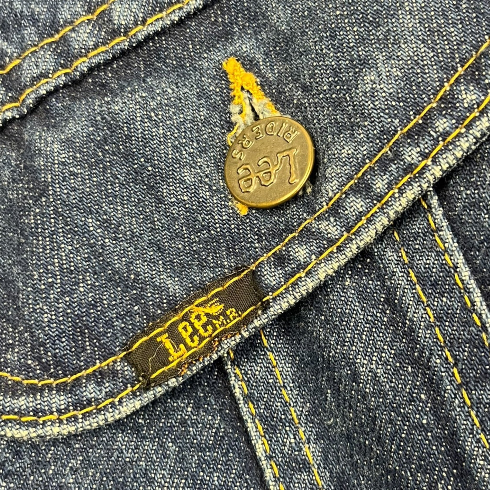 Vintage Lee Lined Denim Rider Jacket