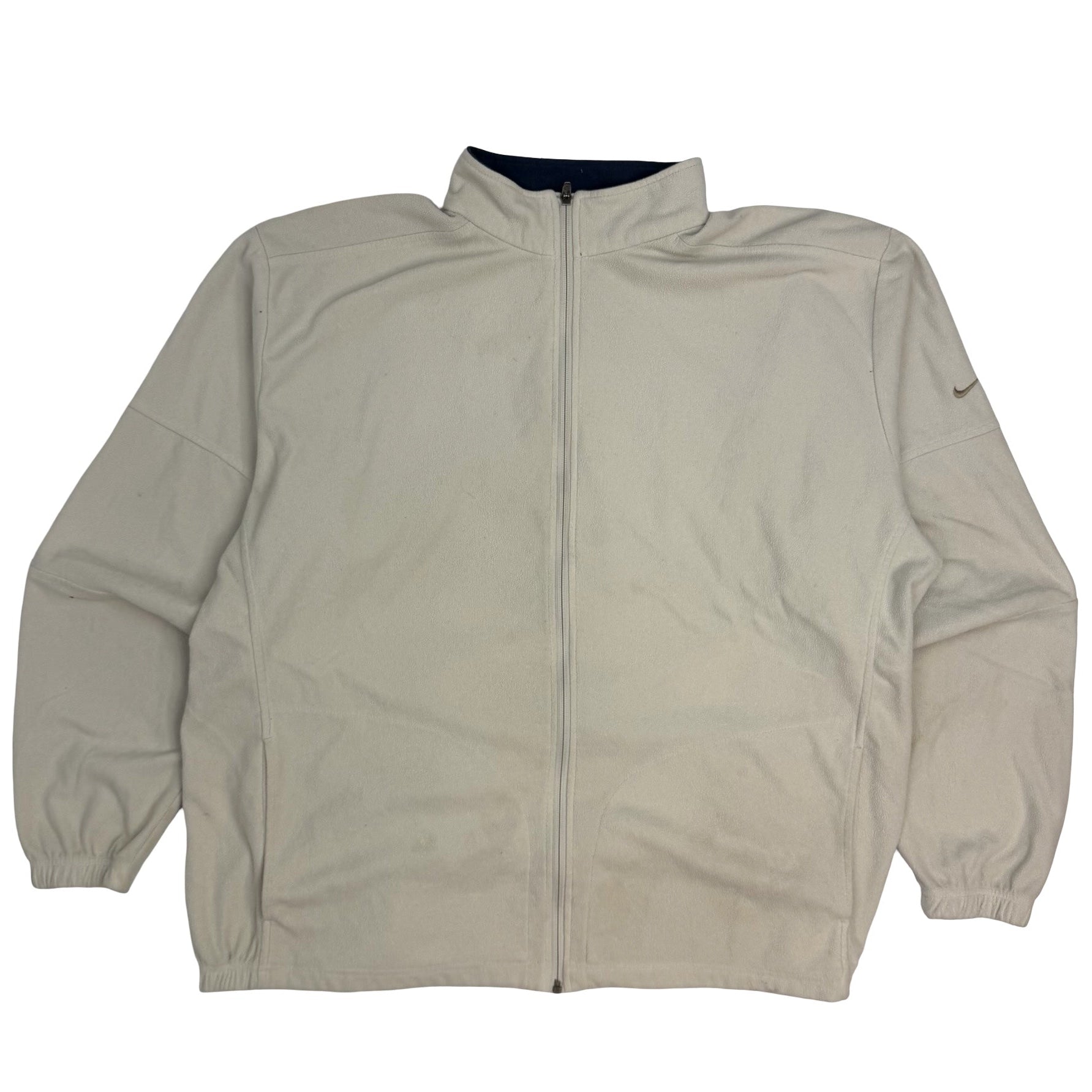Vintage Nike Golf Therma-Fit Fleece Zip Up Beige