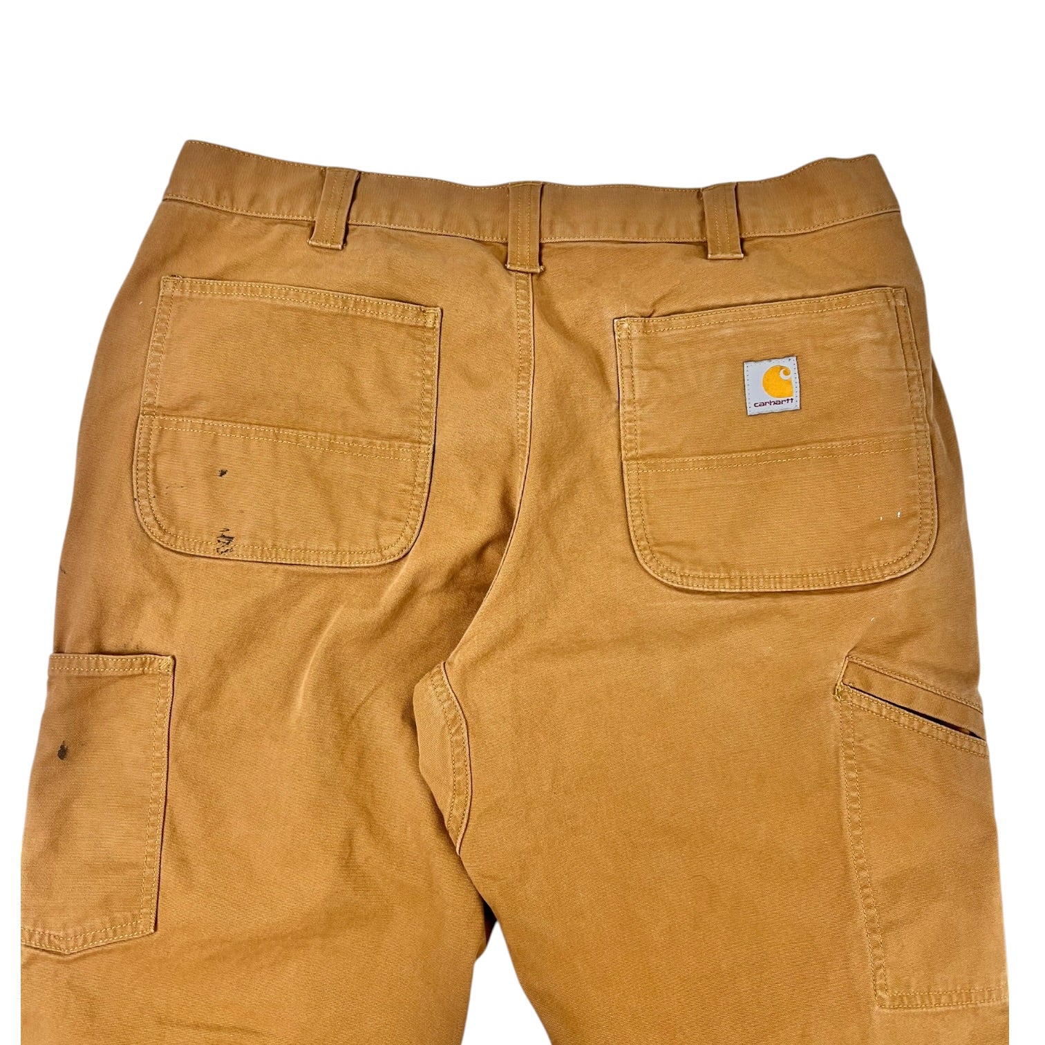Vintage Carhartt Relaxed Fit Double Knee Cargo Pants Khaki