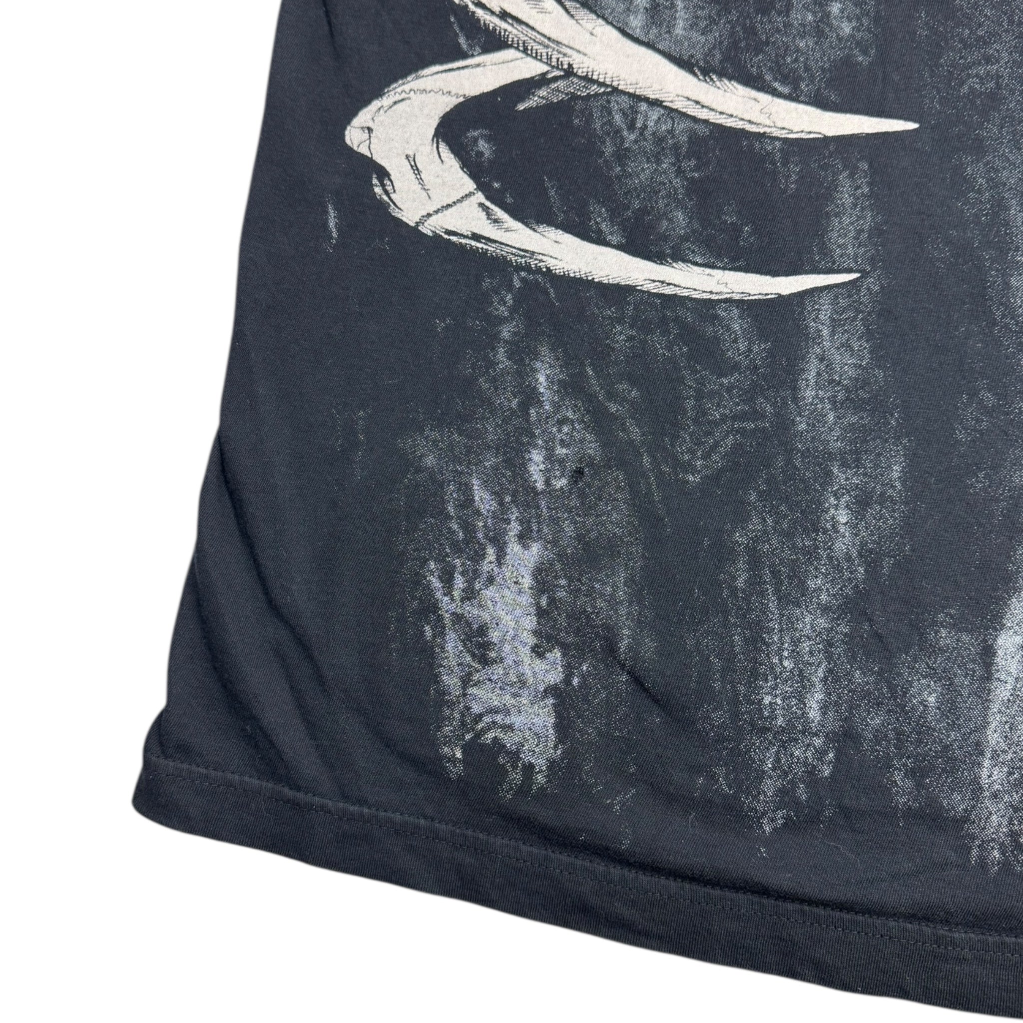 Y2K Xzavier Cyber Goth Skeleton T-Shirt