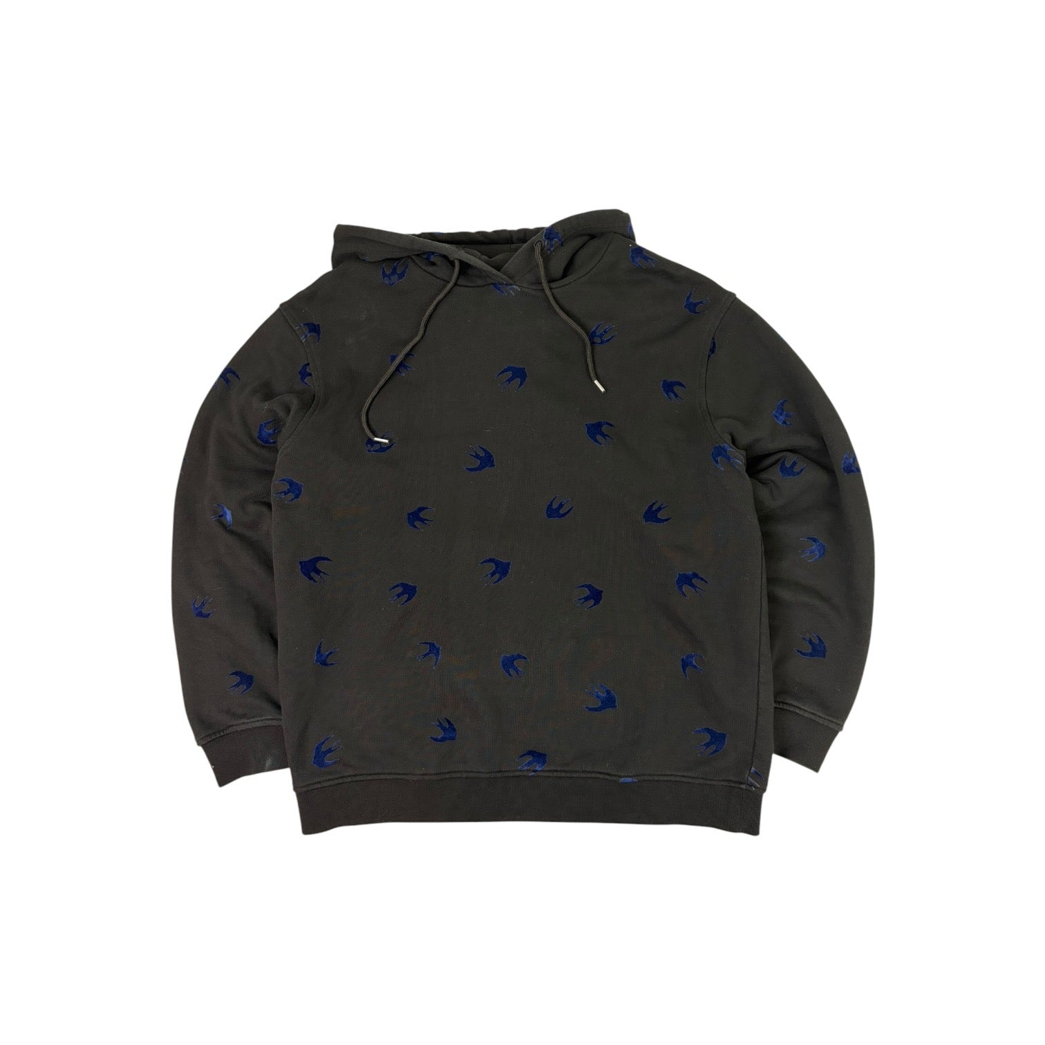 McQ Alexander McQueen Swallow Hoodie Black/Blue
