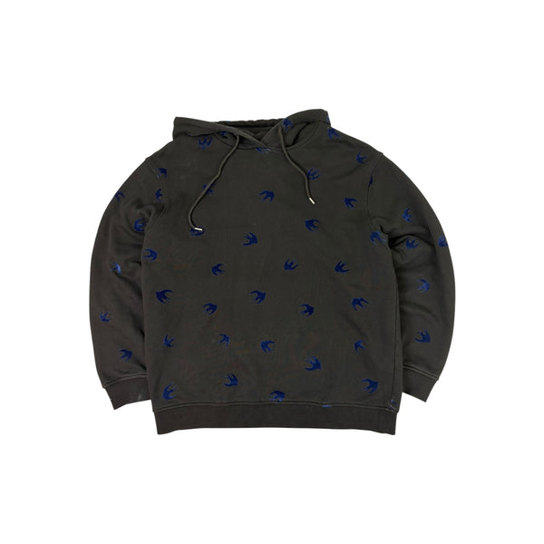 McQ Alexander McQueen Swallow Hoodie Black/Blue