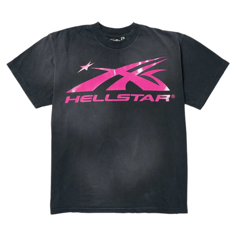 Hellstar Sports Core Logo Gel T-Shirt Black/Pink