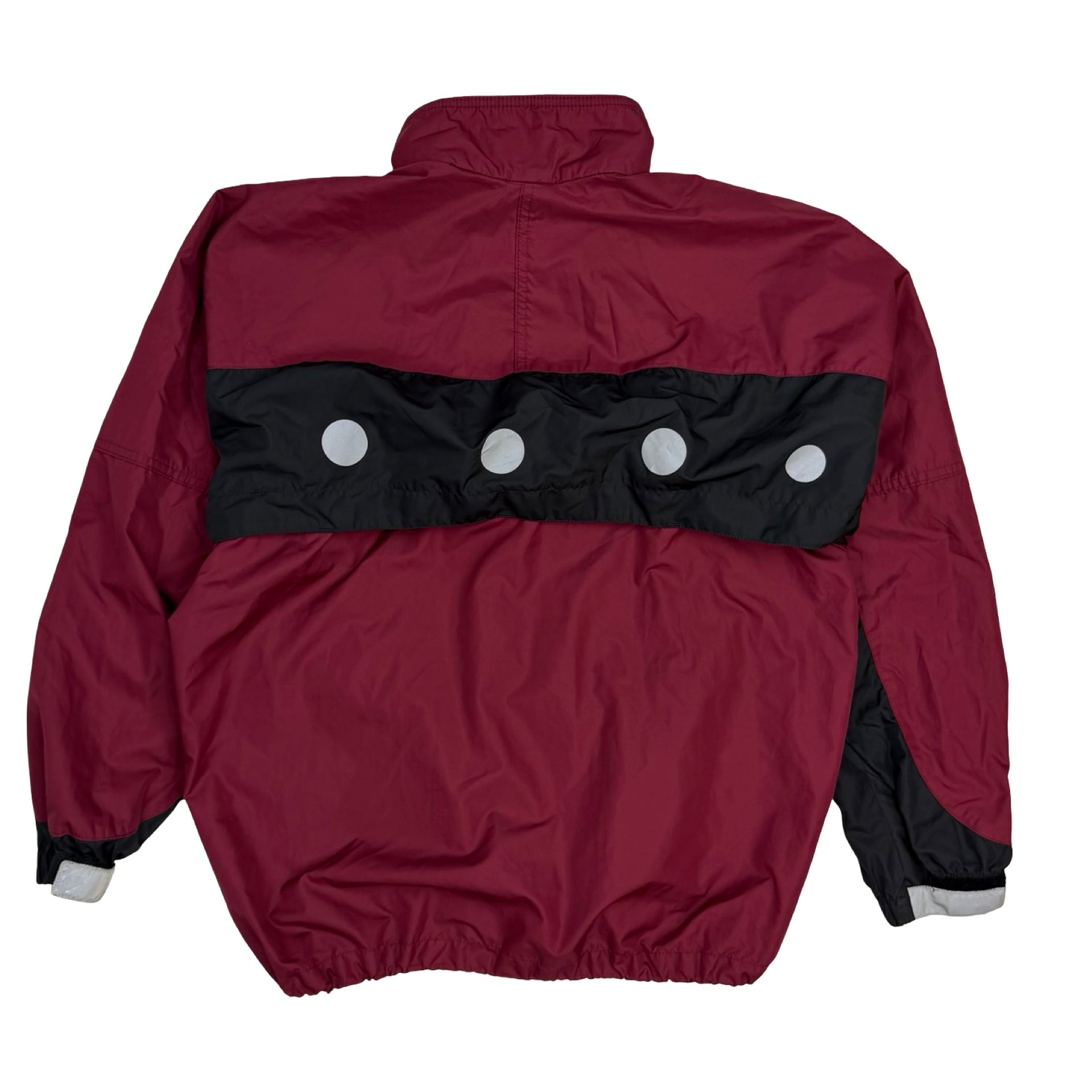 Vintage Nike F.I.T Reflective Track Jacket Burgendy