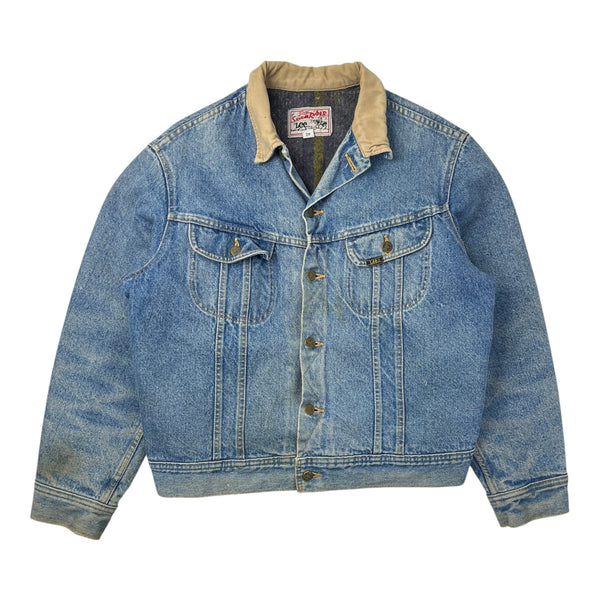 Vintage Storm Rider Lee Lined Jacket Medium Washed Blue