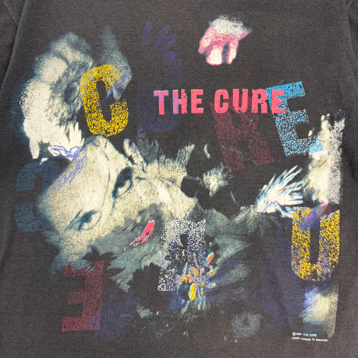 1989 The Cure The Prayer Tour Tee Faded Black