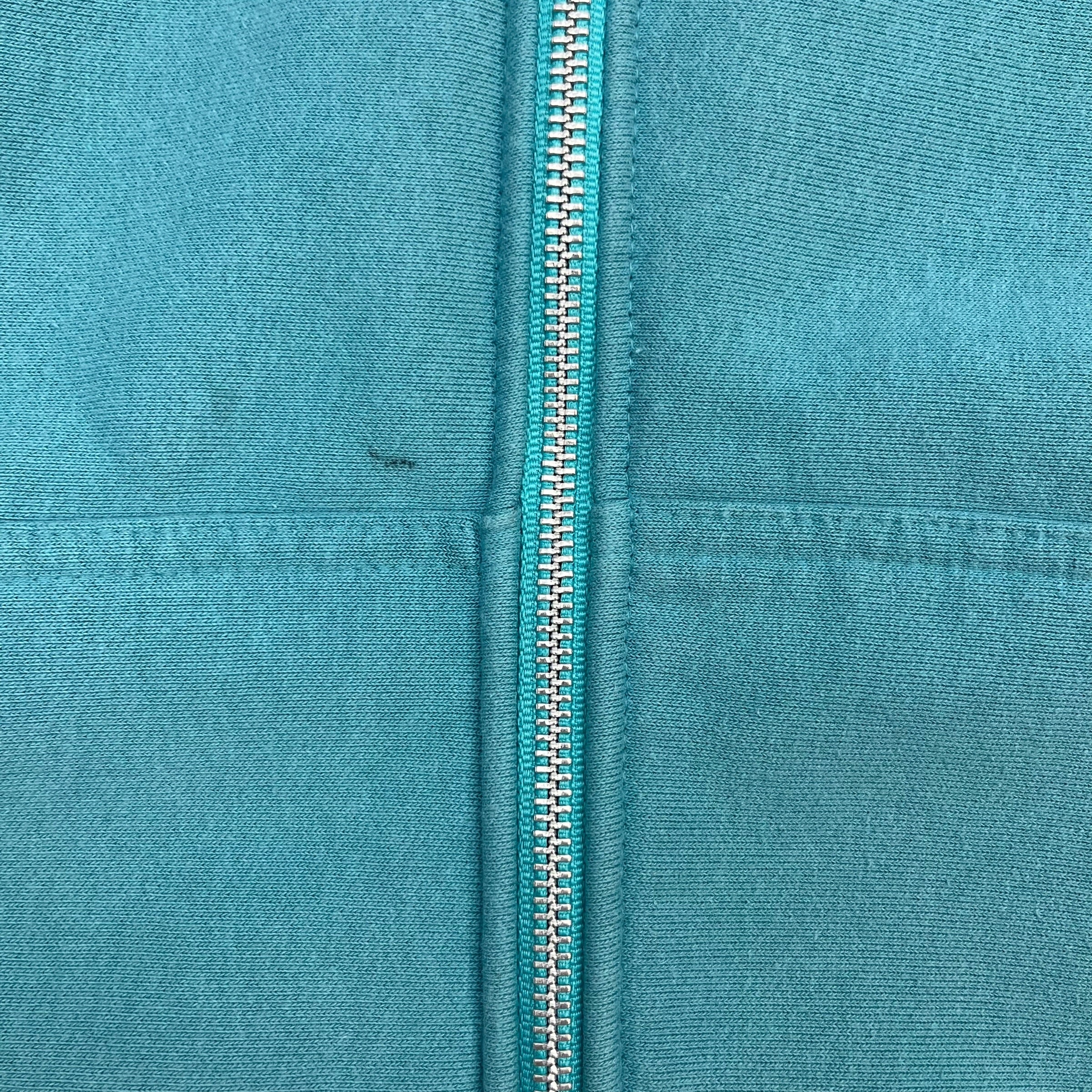 Stussy Basic Zip Up Hoodie Teal