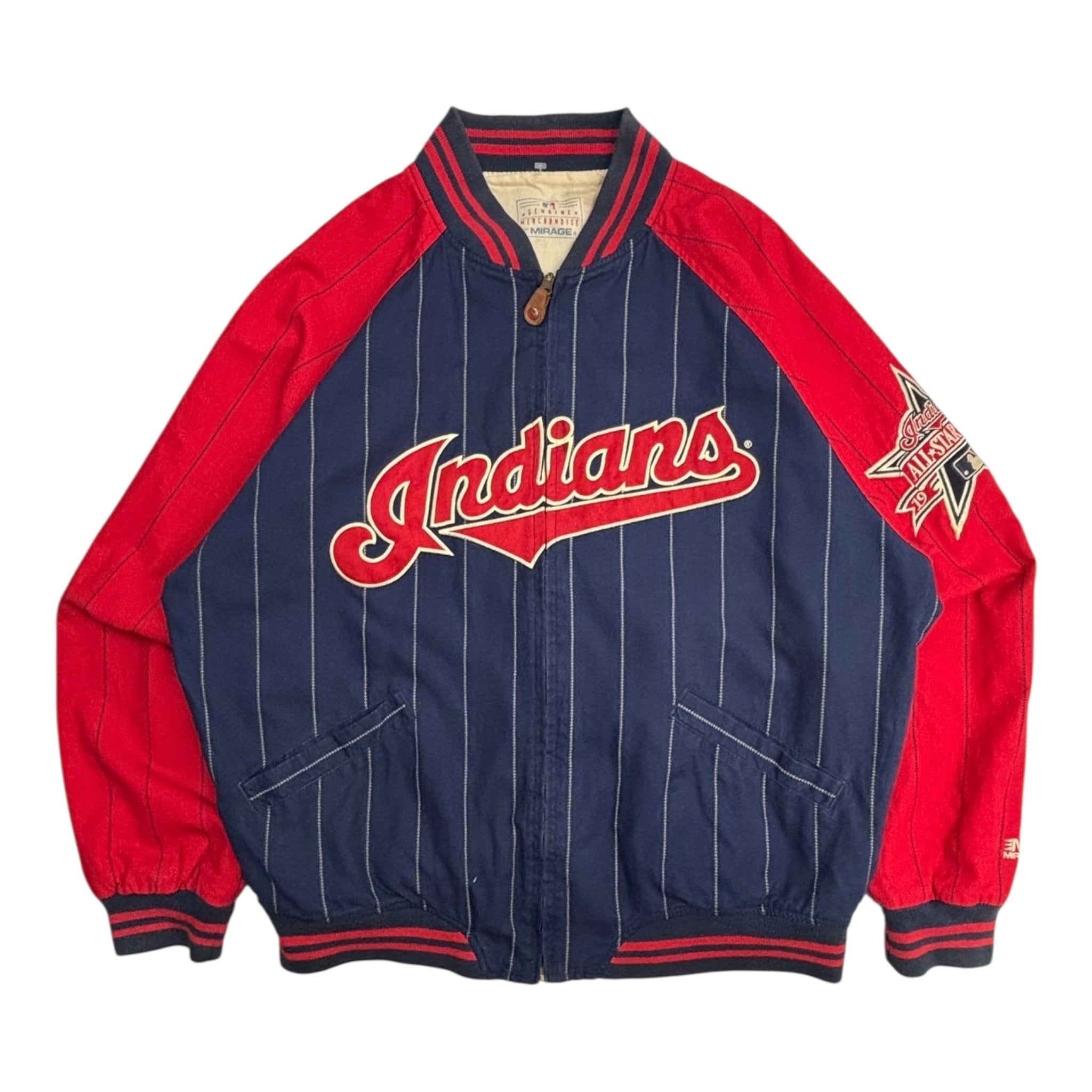 1997 All Star Game Indians Reversible MLB Zip Jacket