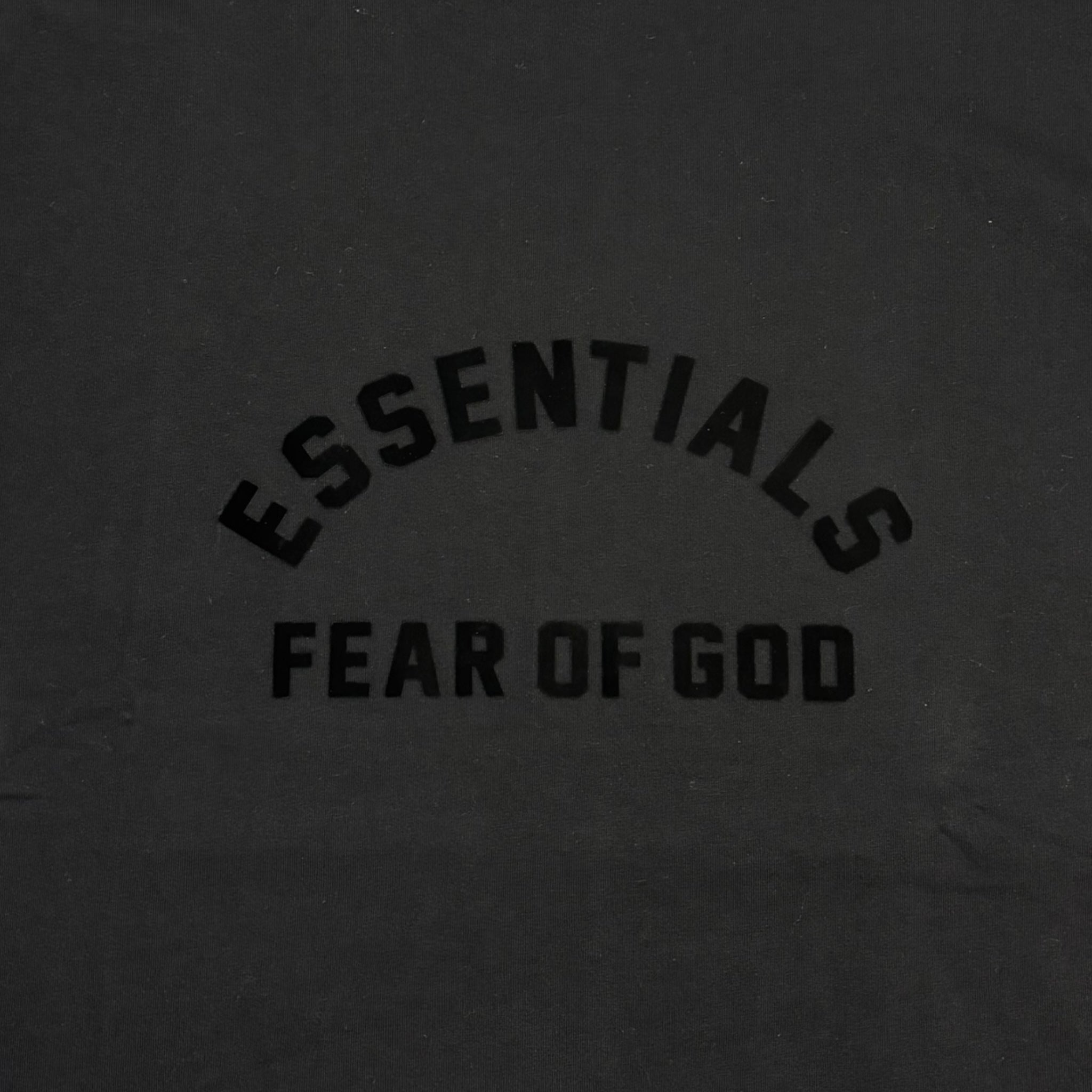 Fear Of God Essentials Arch Logo T-Shirt Jet Black