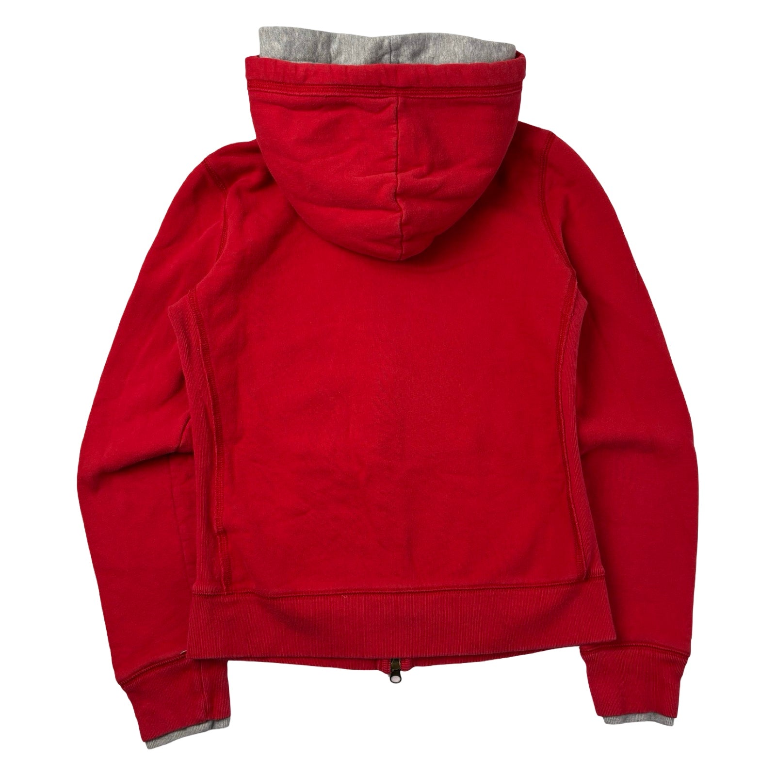 (W) Vintage Y2K Aeropostale Thermal Layered Full-Zip Jacket Red