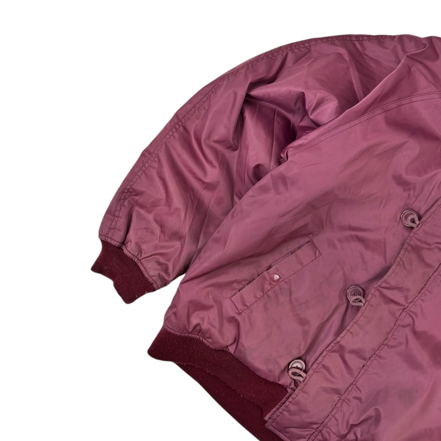 Vintage NB-2 US Air Force Bomber Jacket Maroon