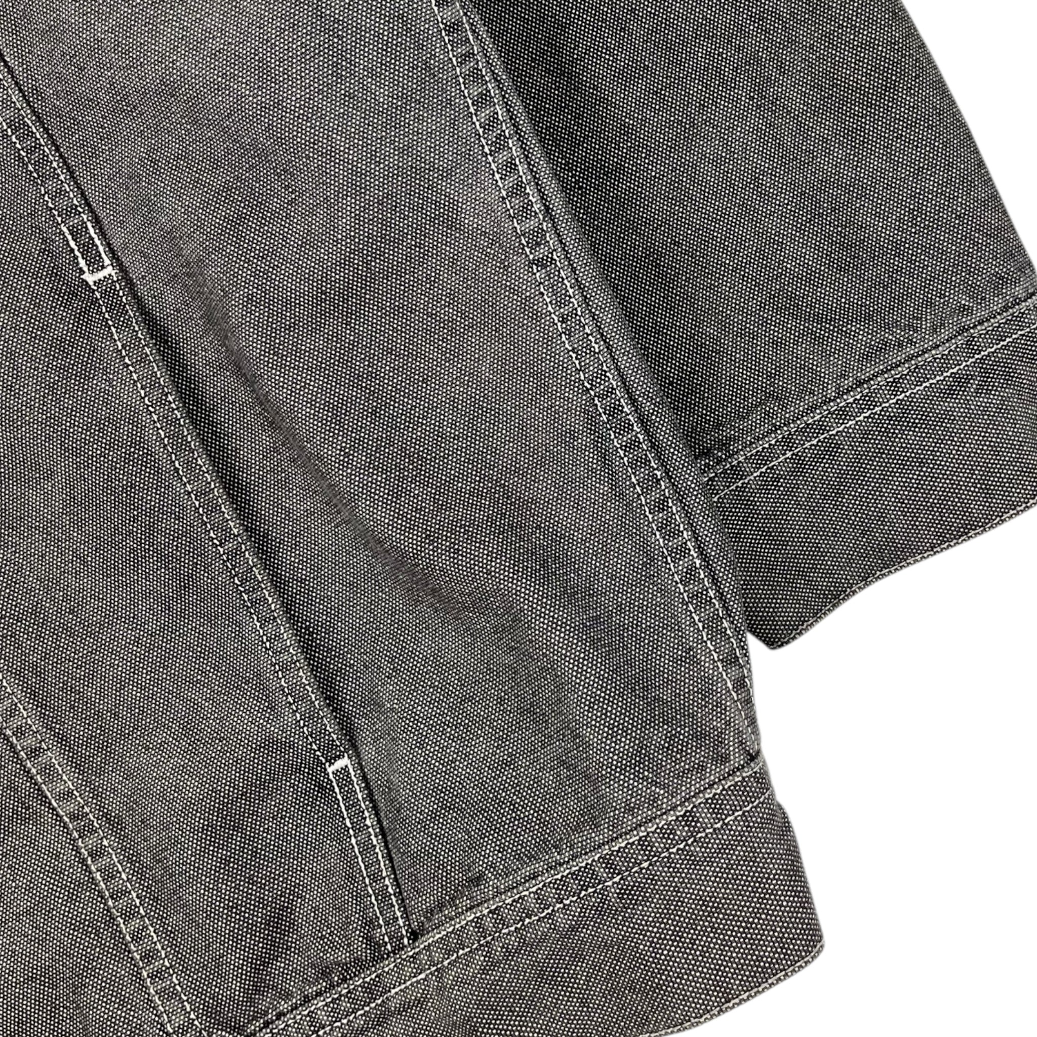 Vintage Y2K Phat Pharm Denim Jacket Grey