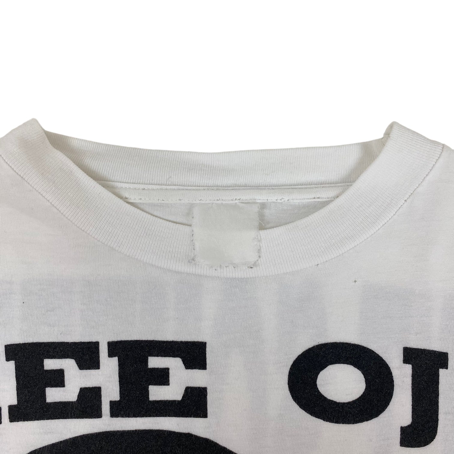 Vintage OJ Simpson Let The Juice Loose T-Shirt White