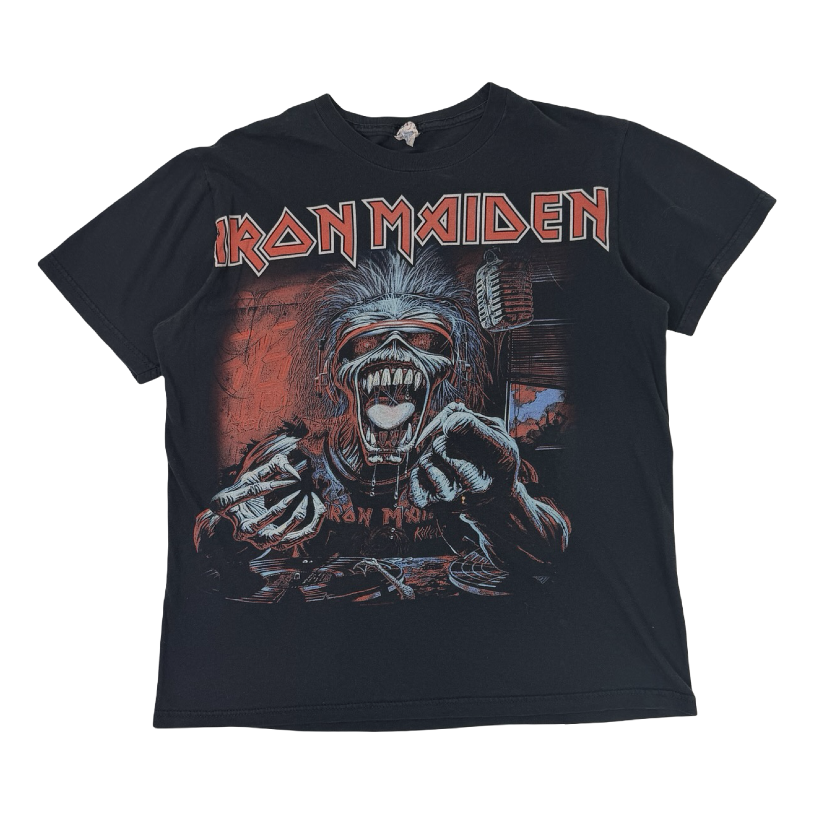 Vintage Iron Maiden A Real Dead One T-Shirt Black