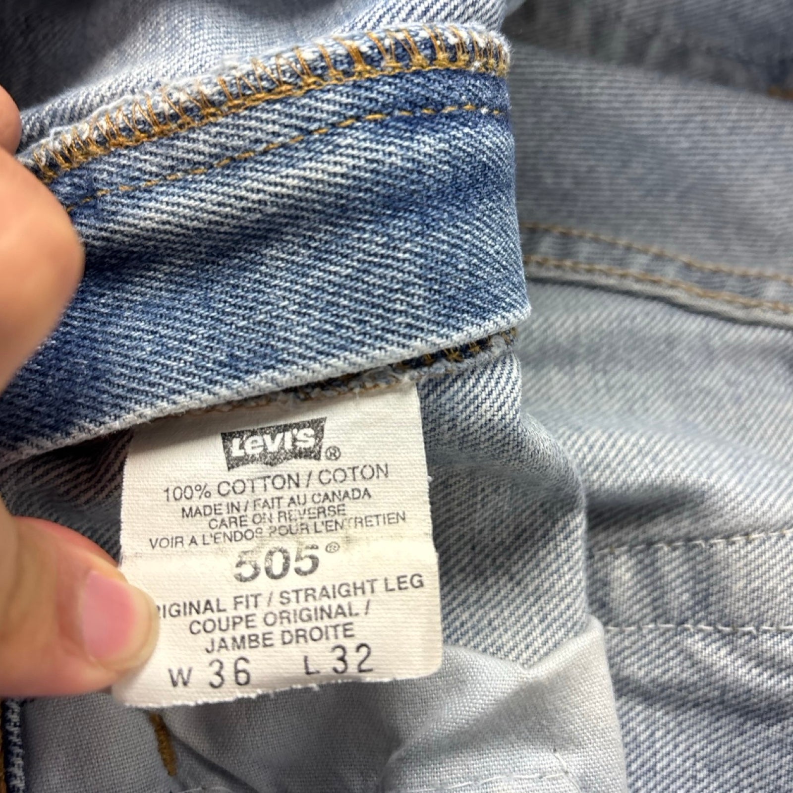 Vintage Levi’s 505 Medium Wash Jean