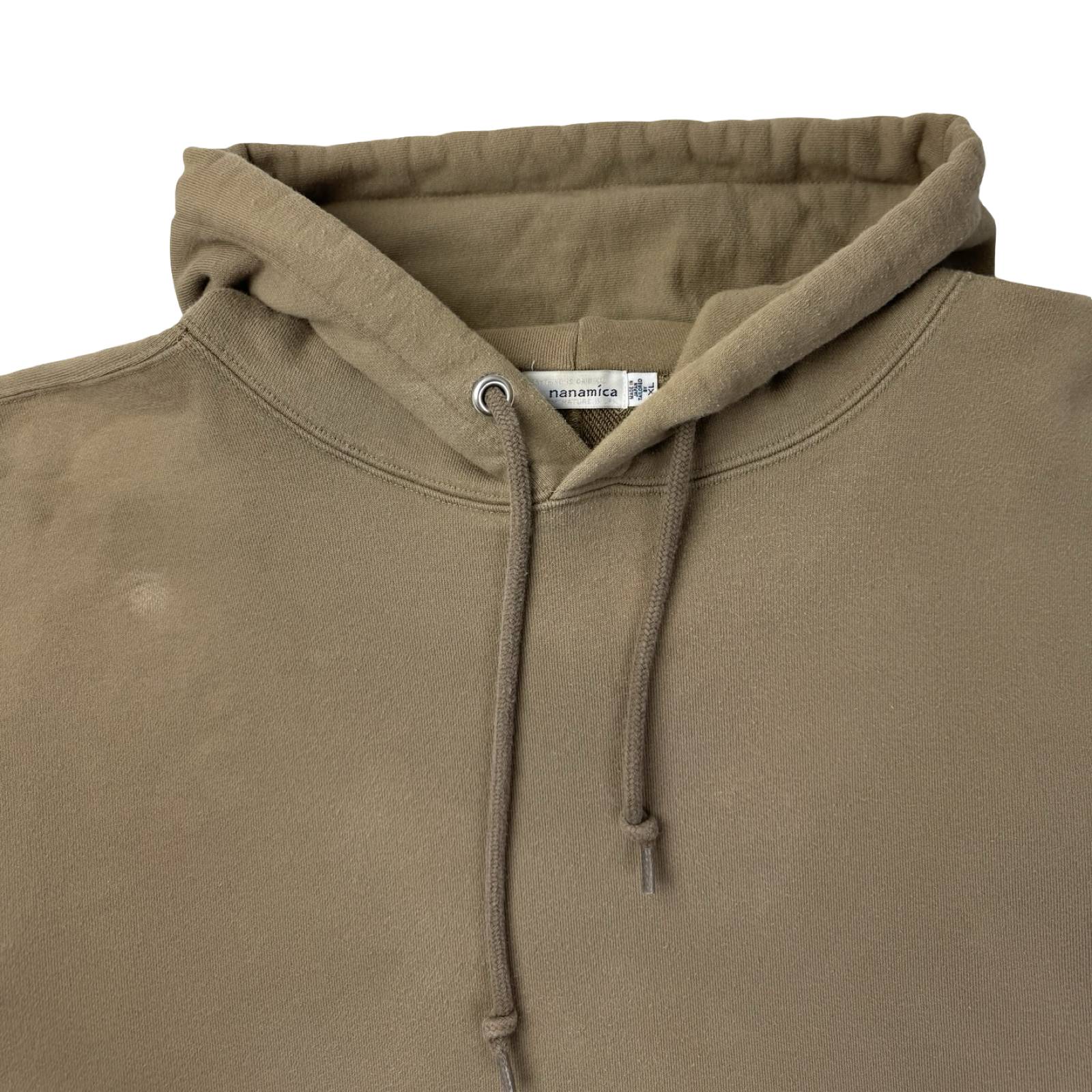 Nanamica Pull-On Hooded Sweatshirt Taupe